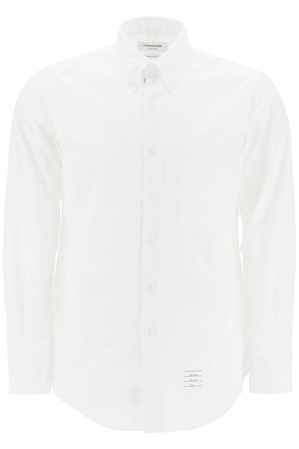 Thom Browne-Camicia Classic Fit In Oxford-Uomo