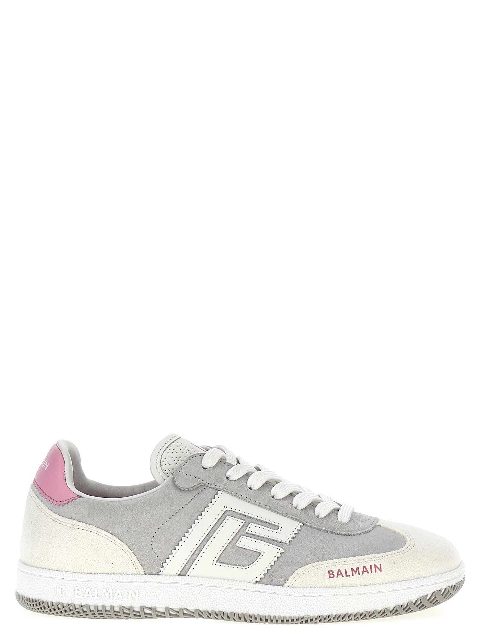 Balmain-Balmain Swan Sneakers Rosa-Donna