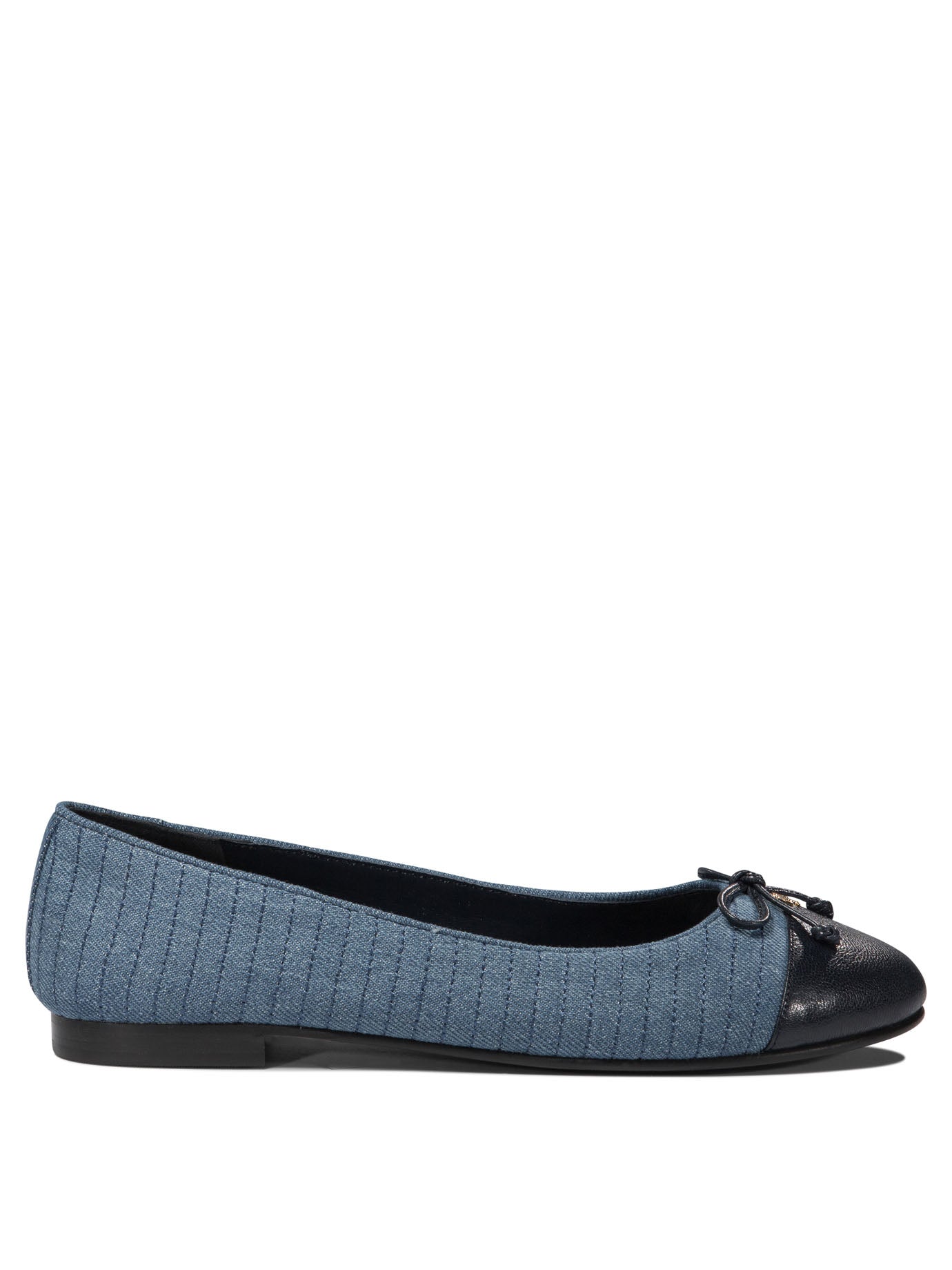 Tory Burch-Cap-Toe Ballerinas Blu-Donna