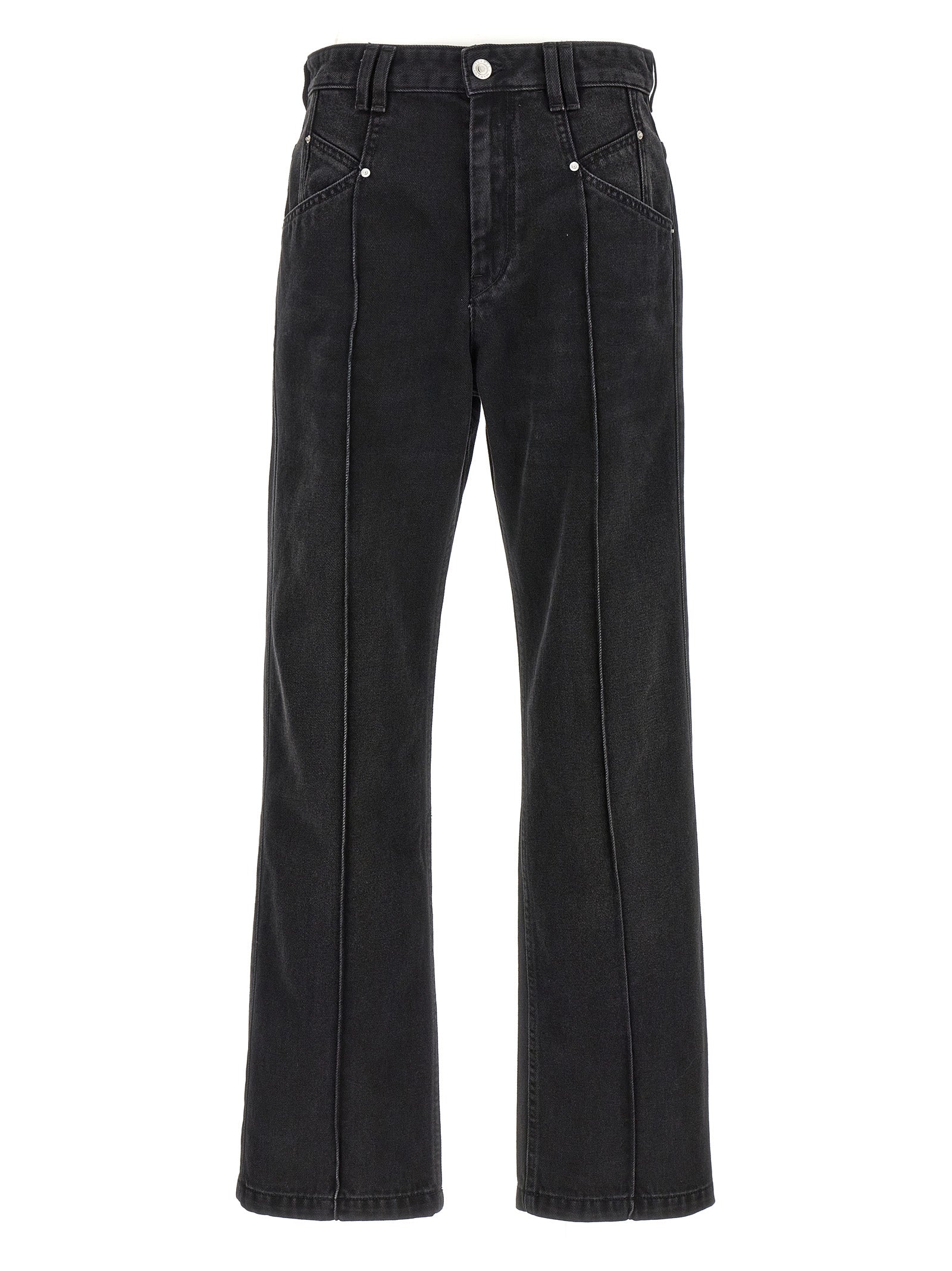 Isabel Marant-Nadege Jeans Nero-Donna