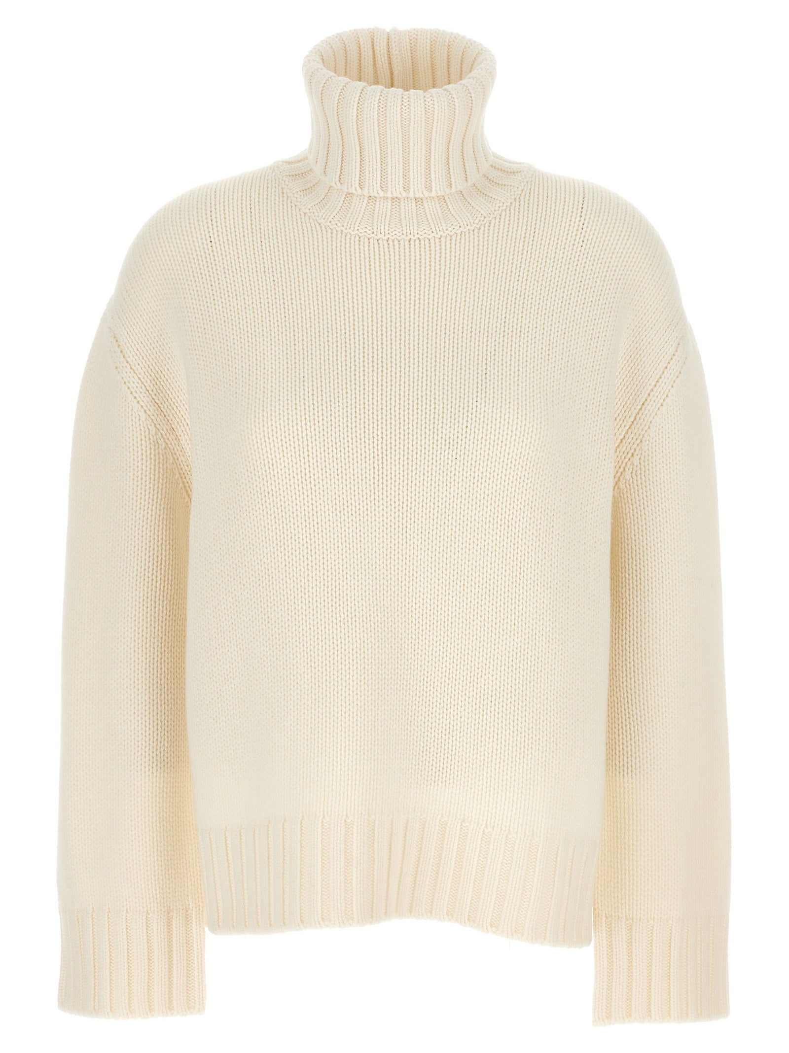 Fabiana Filippi-High Neck Sweater Maglioni Bianco-Donna