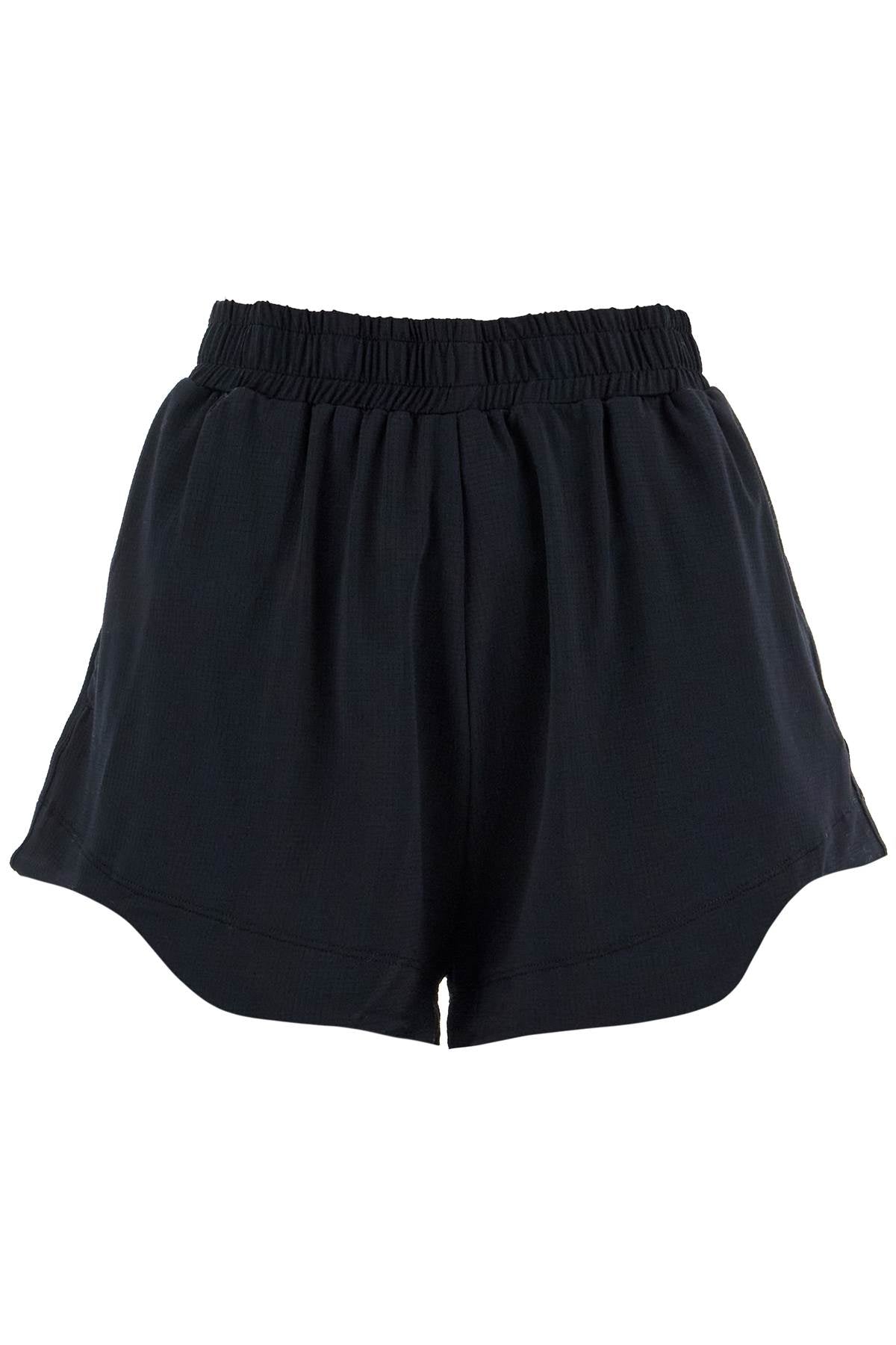 Ganni-Shorts Sportivi In Mesh-Donna