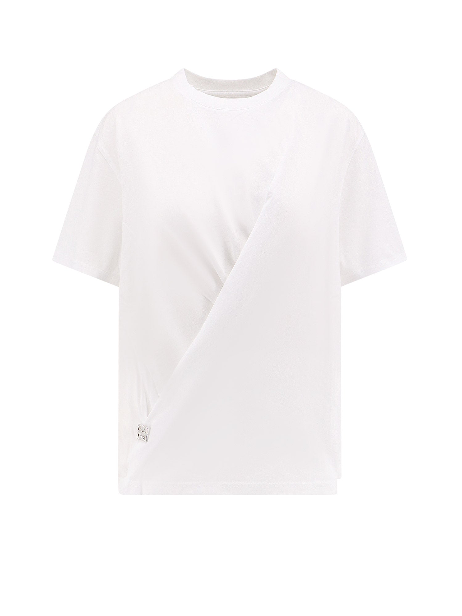 Givenchy-T-shirt in cotone con dettaglio 4G-Donna