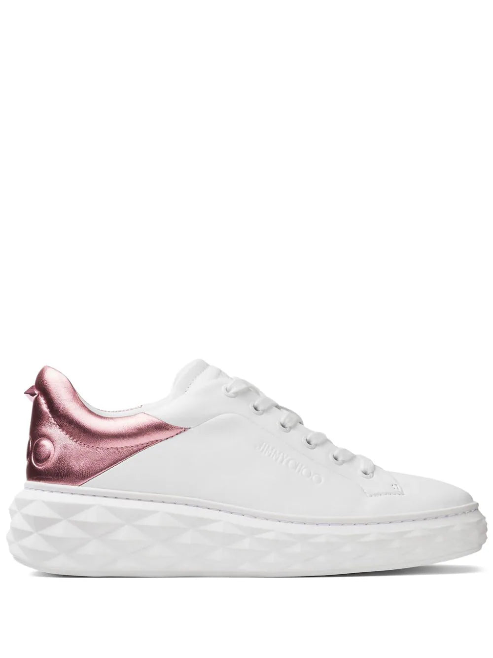 Jimmy Choo-Sneakers Diamond Maxi con effetto metallizzato-Donna