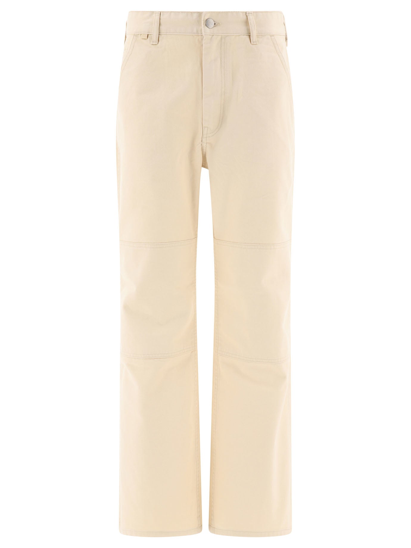 Acne Studios-Patch Trousers Beige-Donna