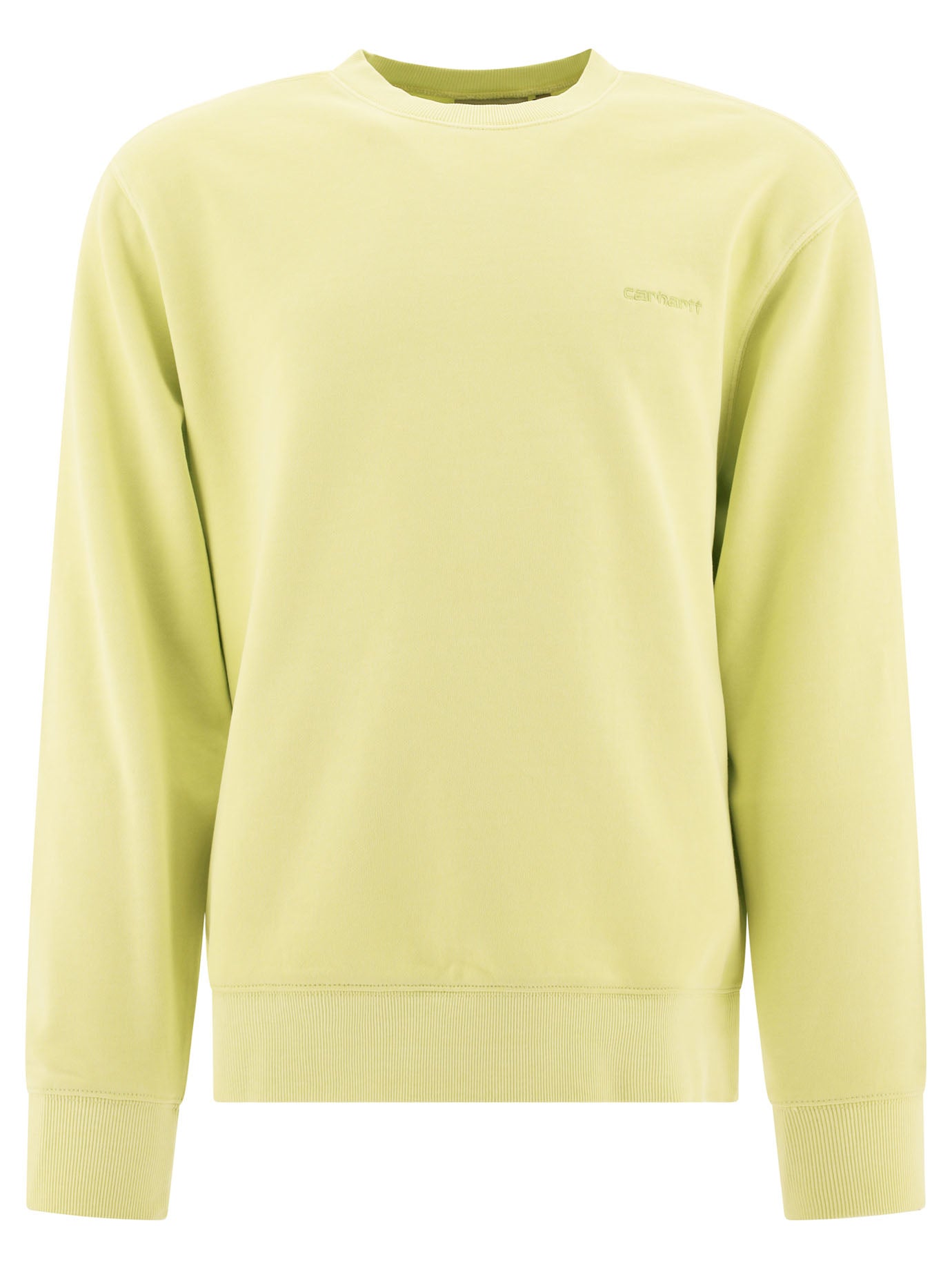 Carhartt Wip-Duster Script Sweatshirts Verde-Uomo