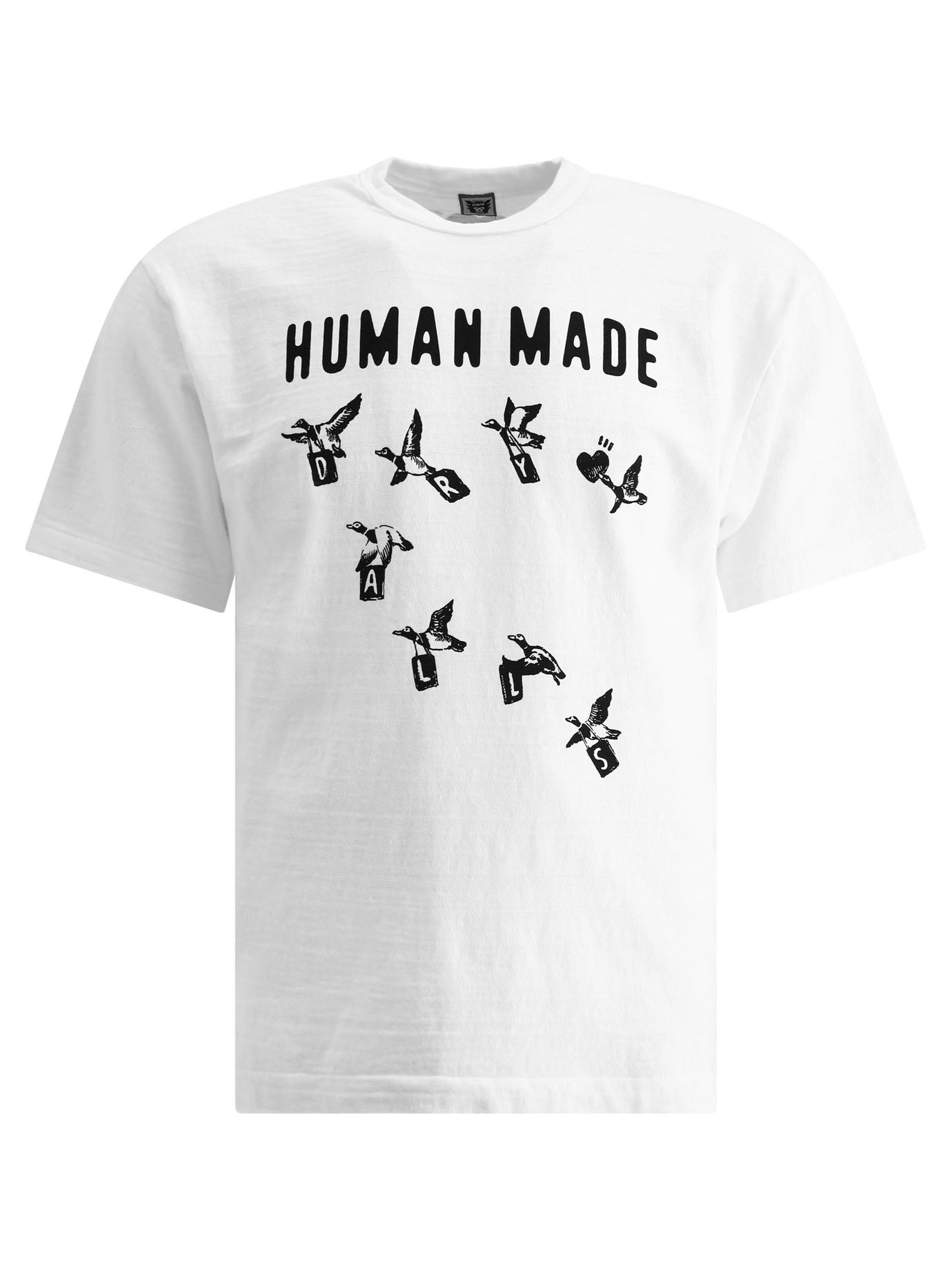 Human Made-#17 T-Shirts Bianco-Uomo