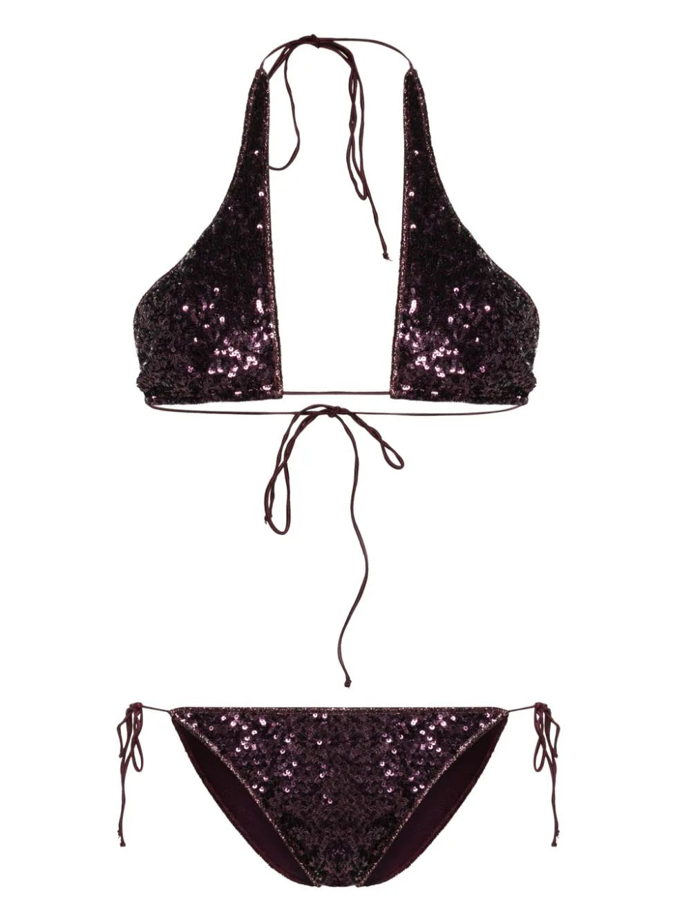 Oséree-Bikini Paillettes Crossed con paillettes-Donna