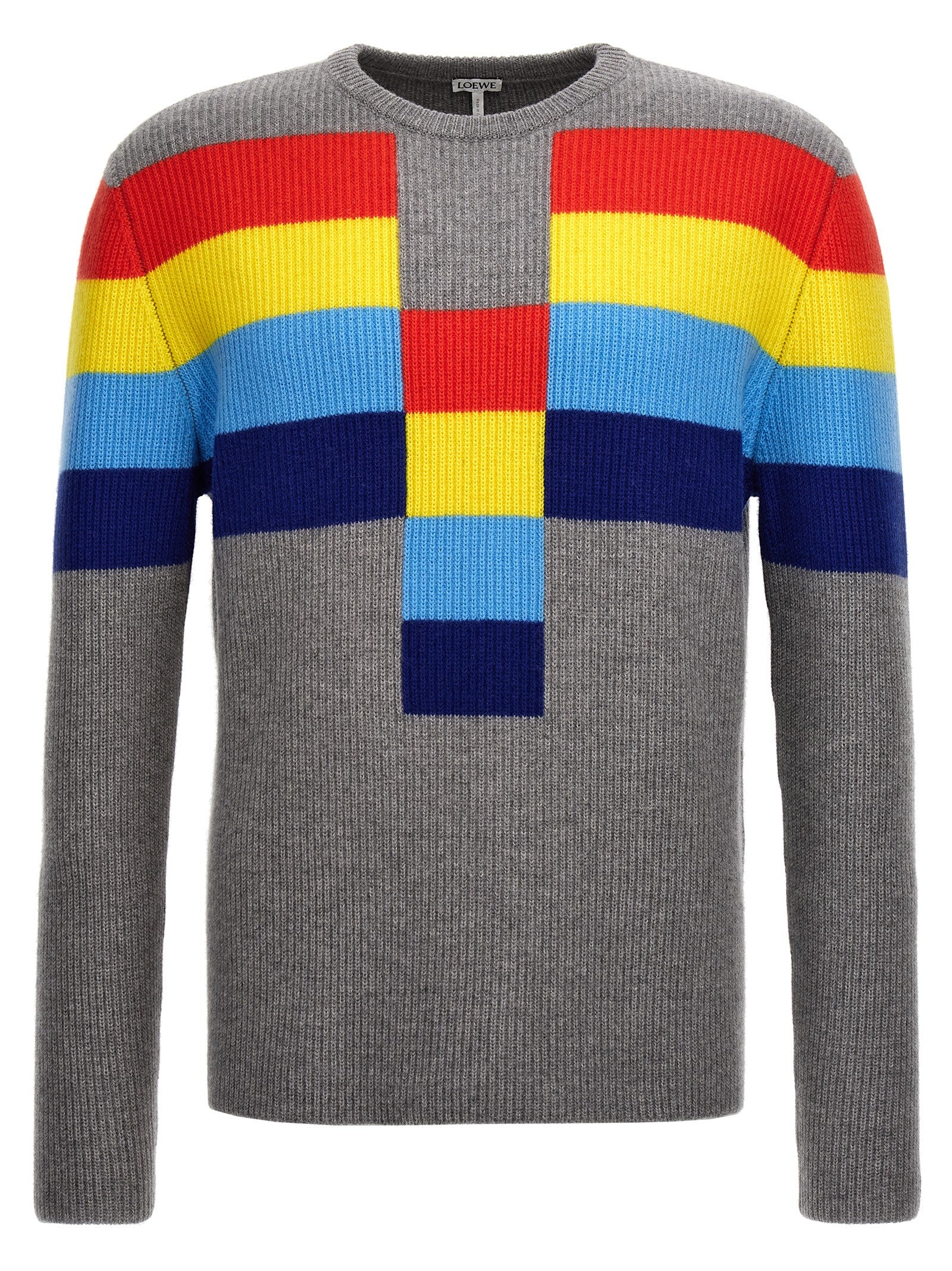 Loewe-Colorblock Sweater Maglioni Multicolor-Uomo