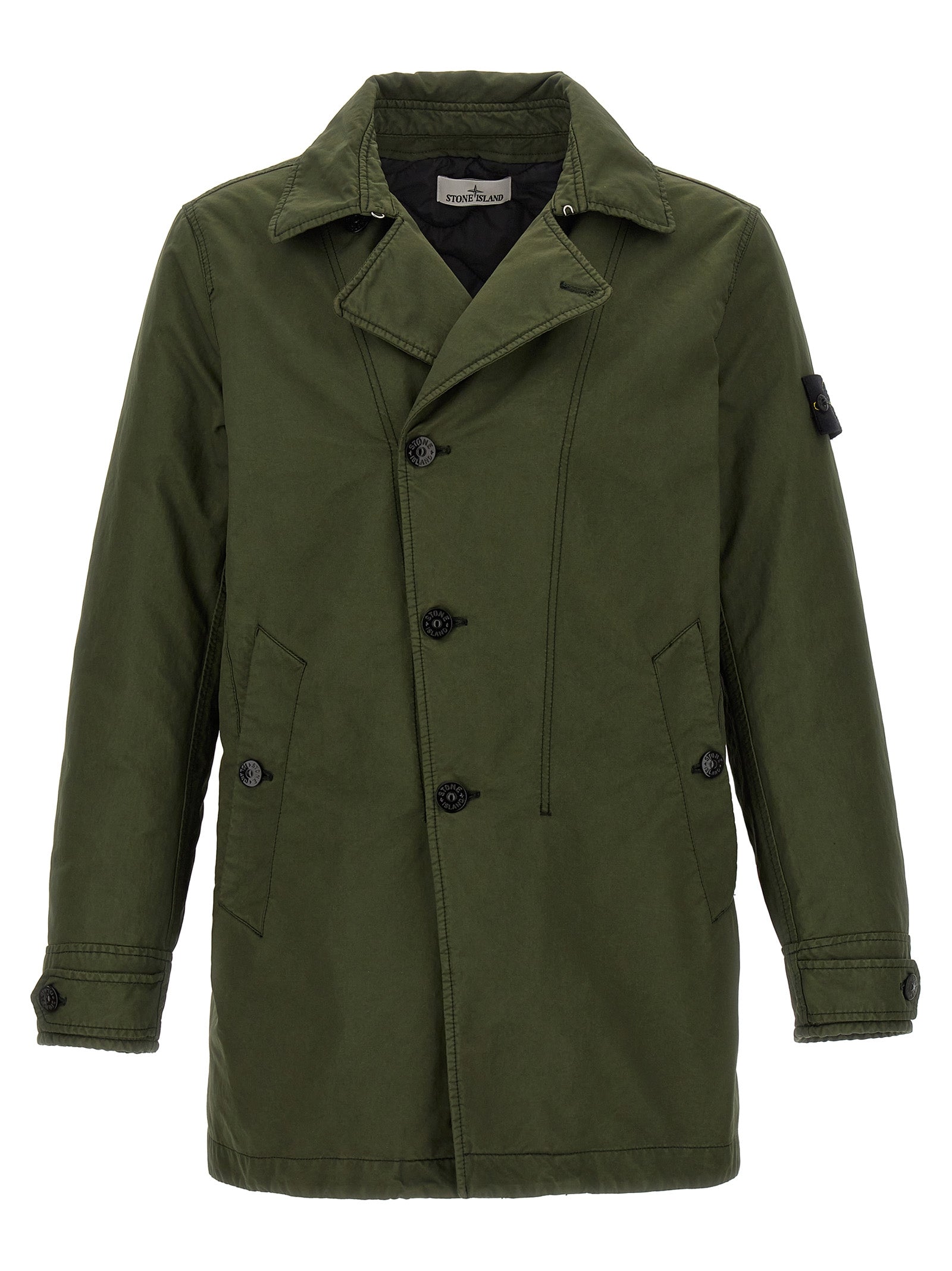 Stone Island-David-Tc Giacche Verde-Uomo