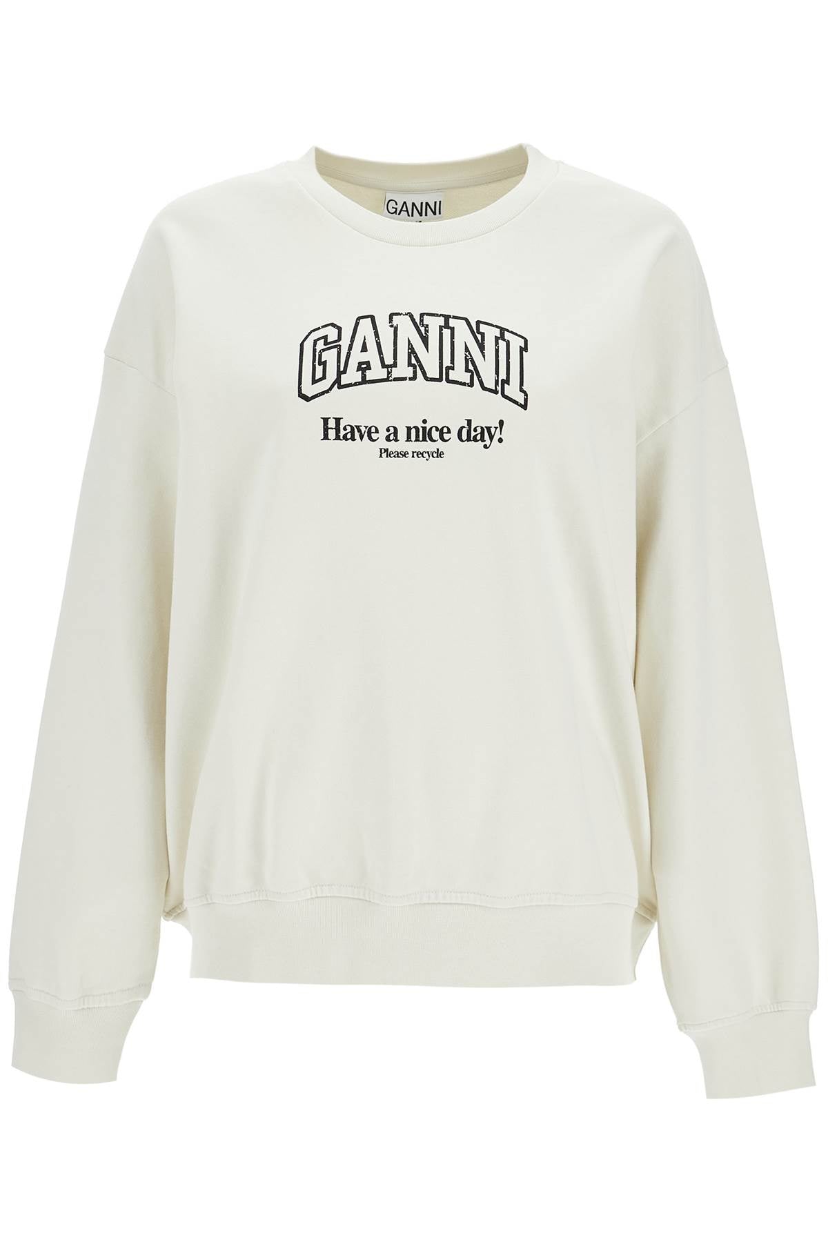 Ganni-Felpa Oversize Isoli-Donna