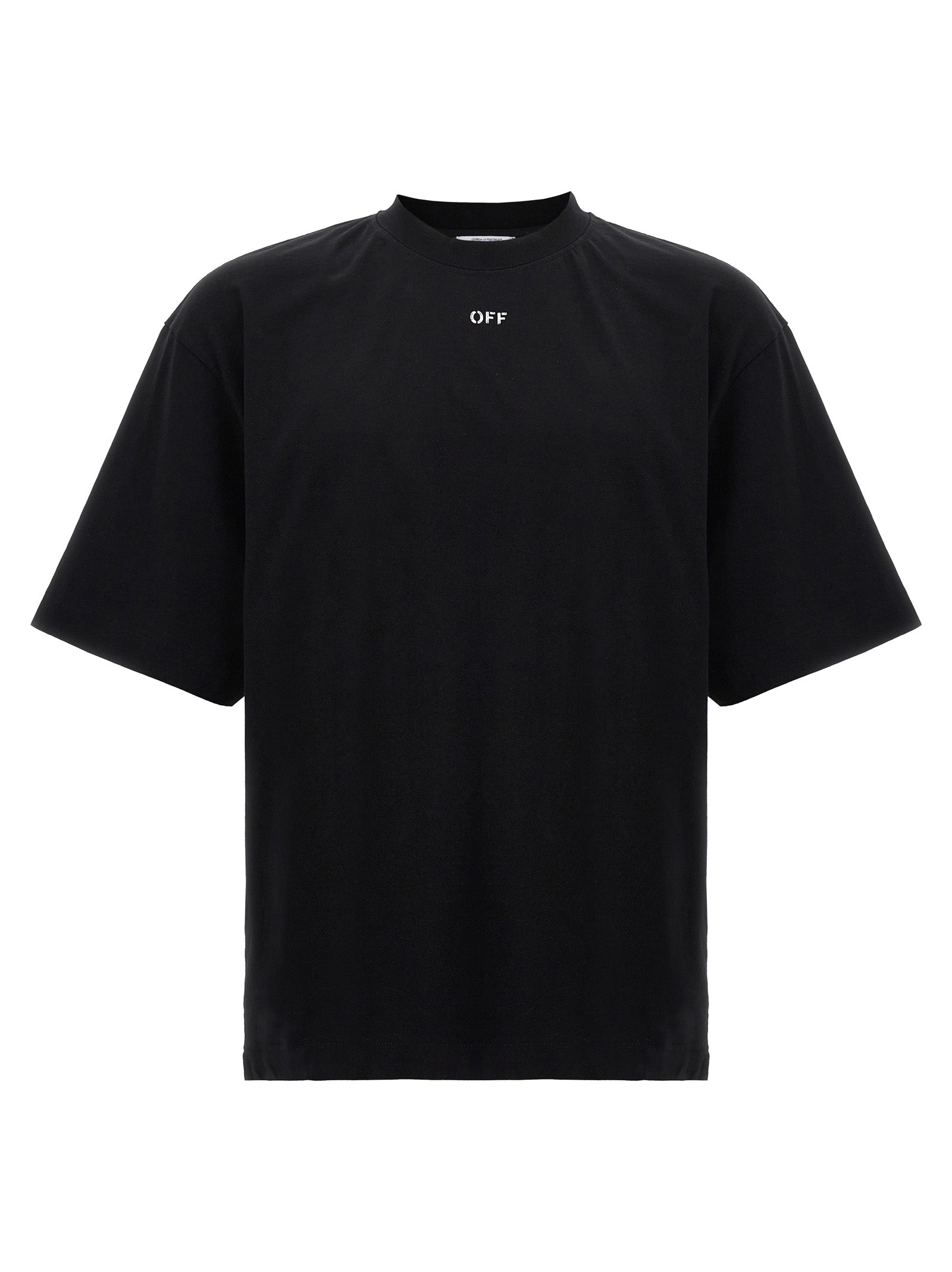 Off-White-Off Stamp Skate T Shirt Nero-Uomo