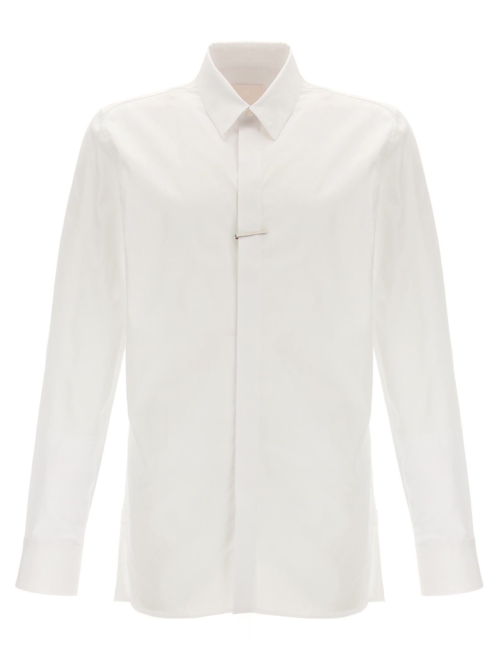 Givenchy-Metal Clip Shirt Camicie Bianco-Uomo