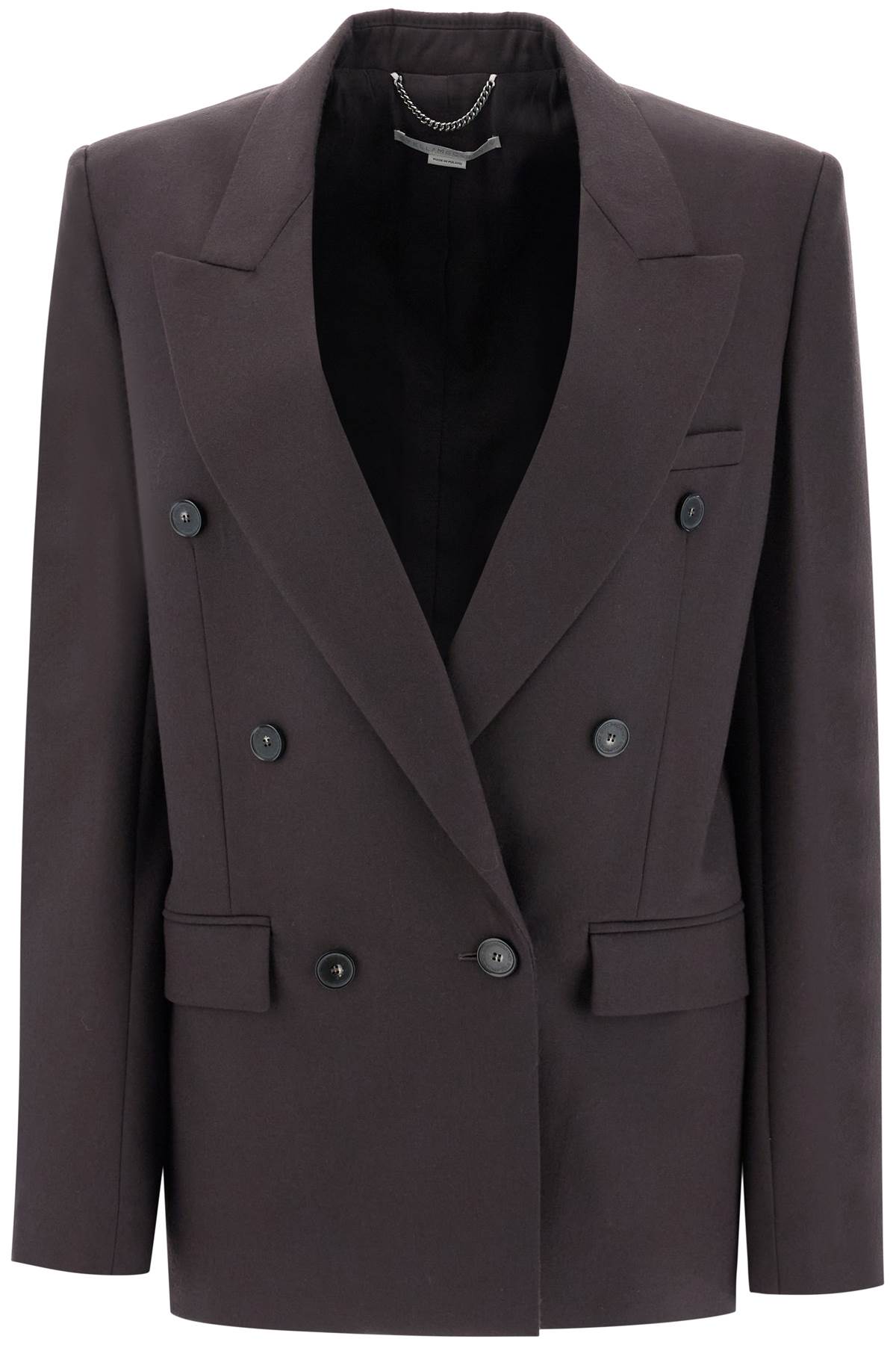 Stella Mc Cartney-Blazer Doppiopetto In Lana-Donna