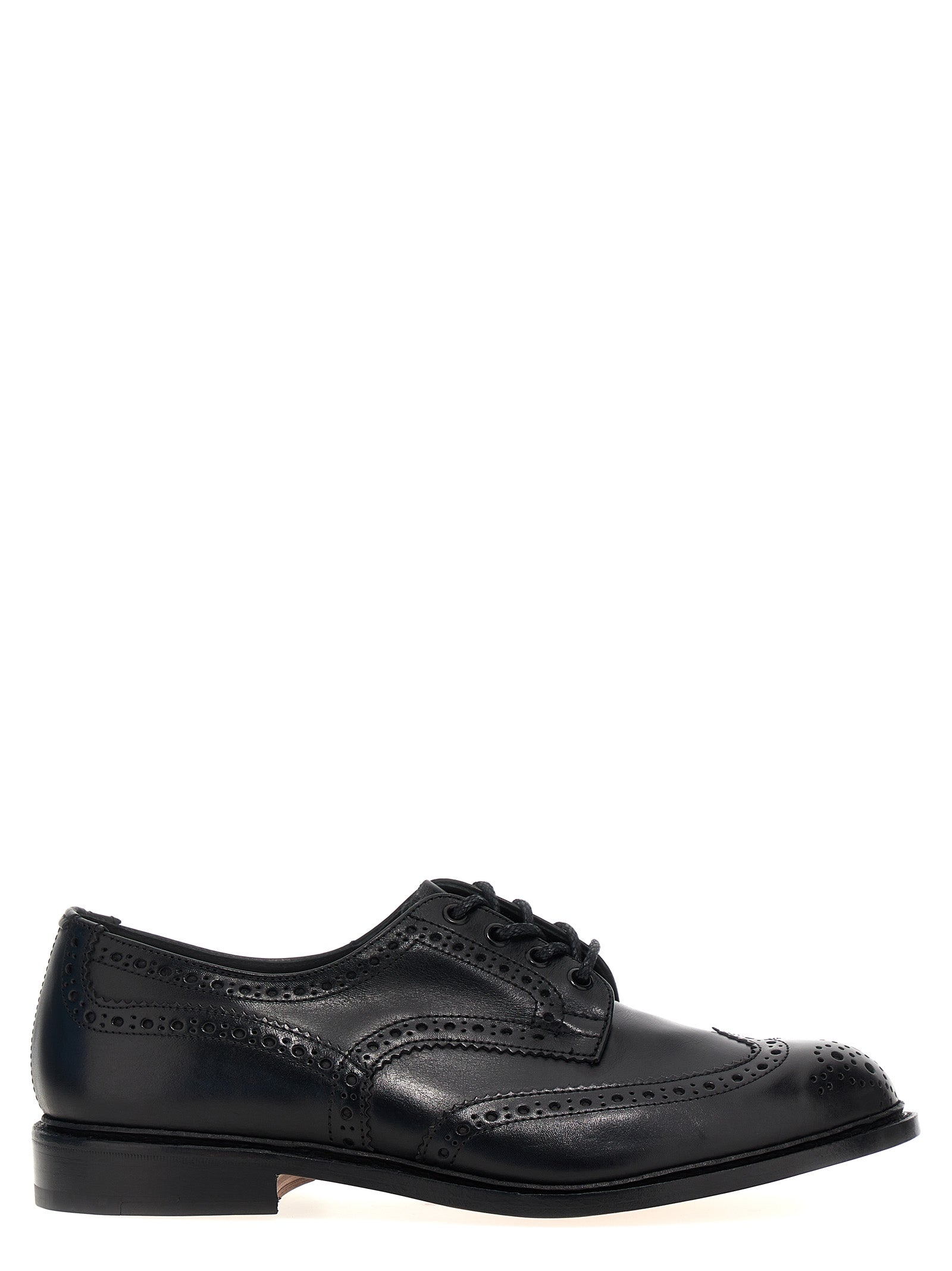 Tricker'S-Bourton Stringate Nero-Uomo