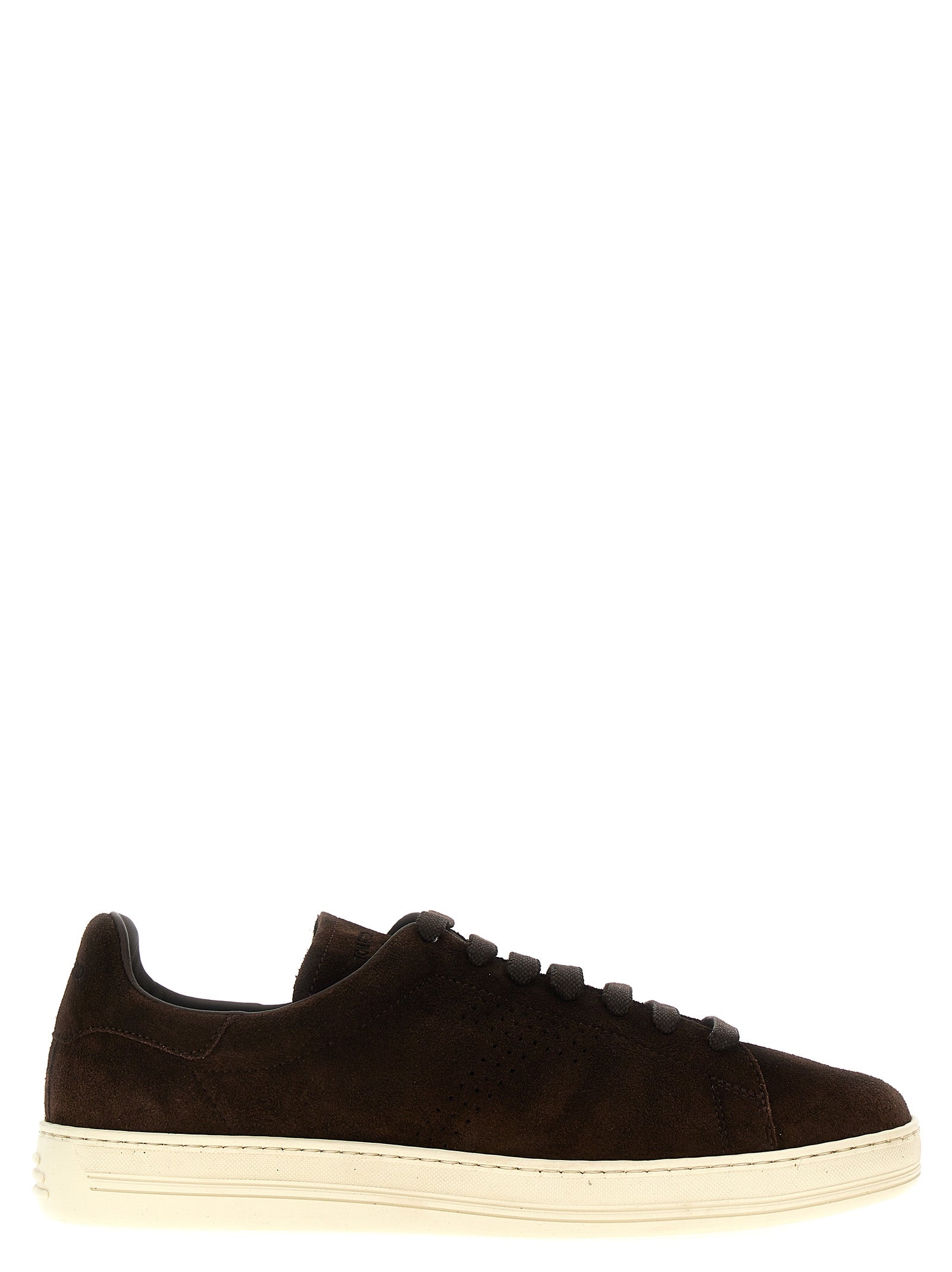 Tom Ford-Logo Suede Sneakers Multicolor-Uomo