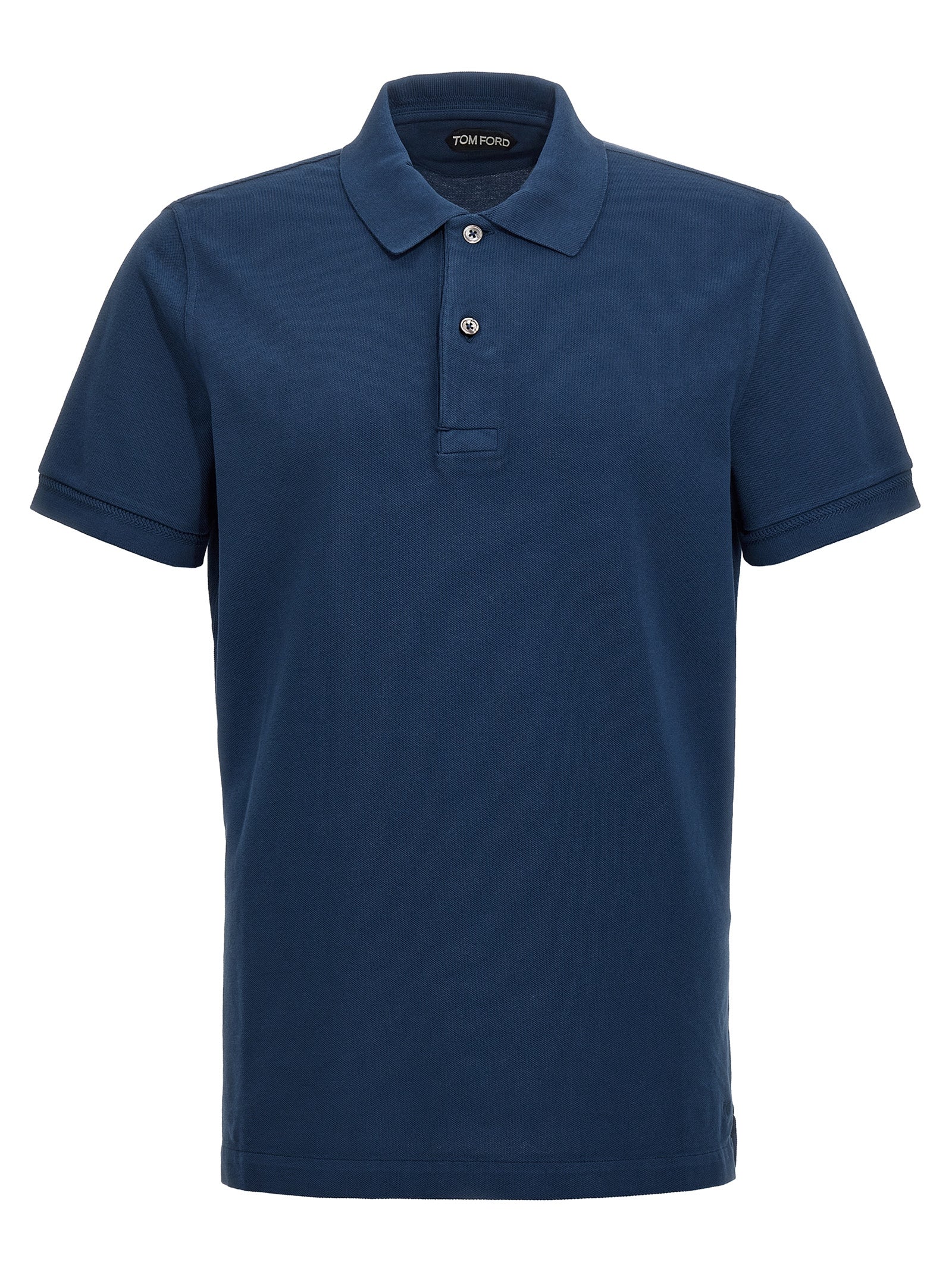 Tom Ford-Tennis Polo Blu-Uomo