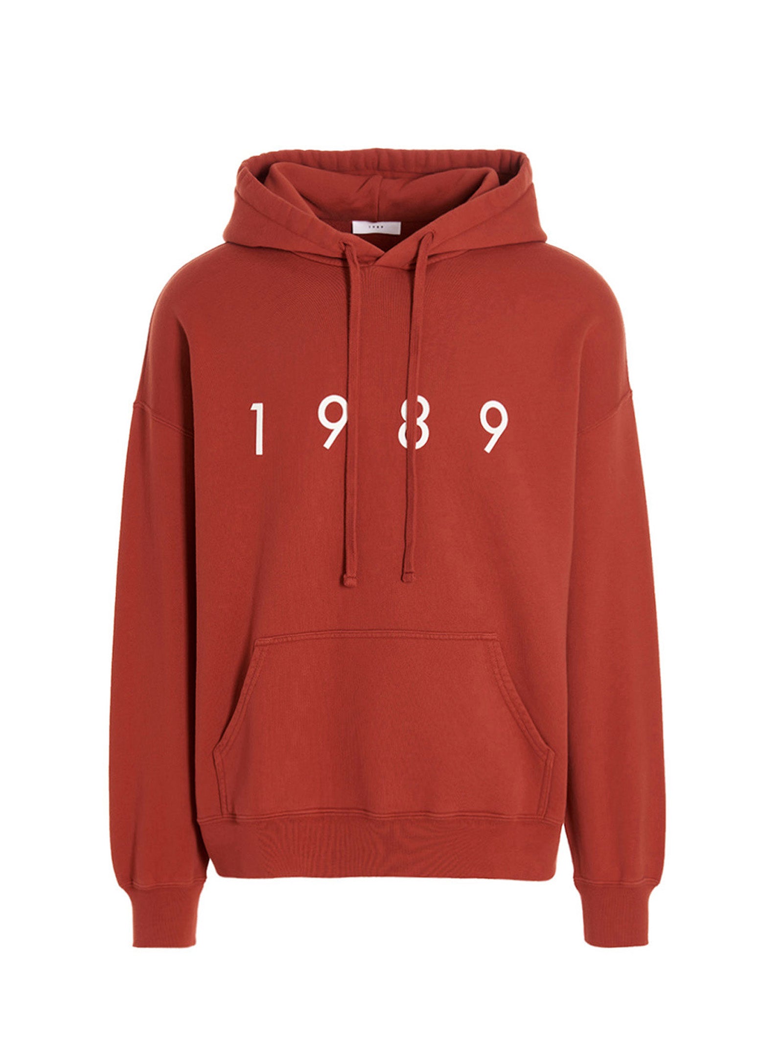 1989 Studio-Logo Hoodie Felpe Bordeaux-Uomo