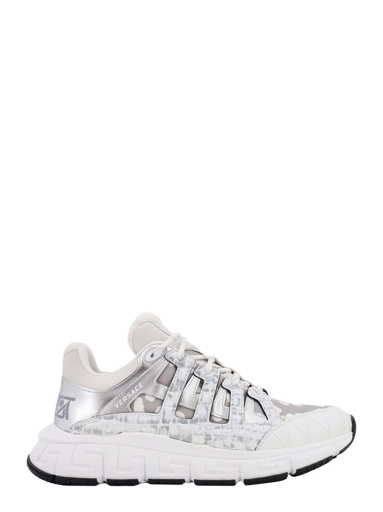 Versace-Sneakers Low-Top in pelle e nylon-Uomo