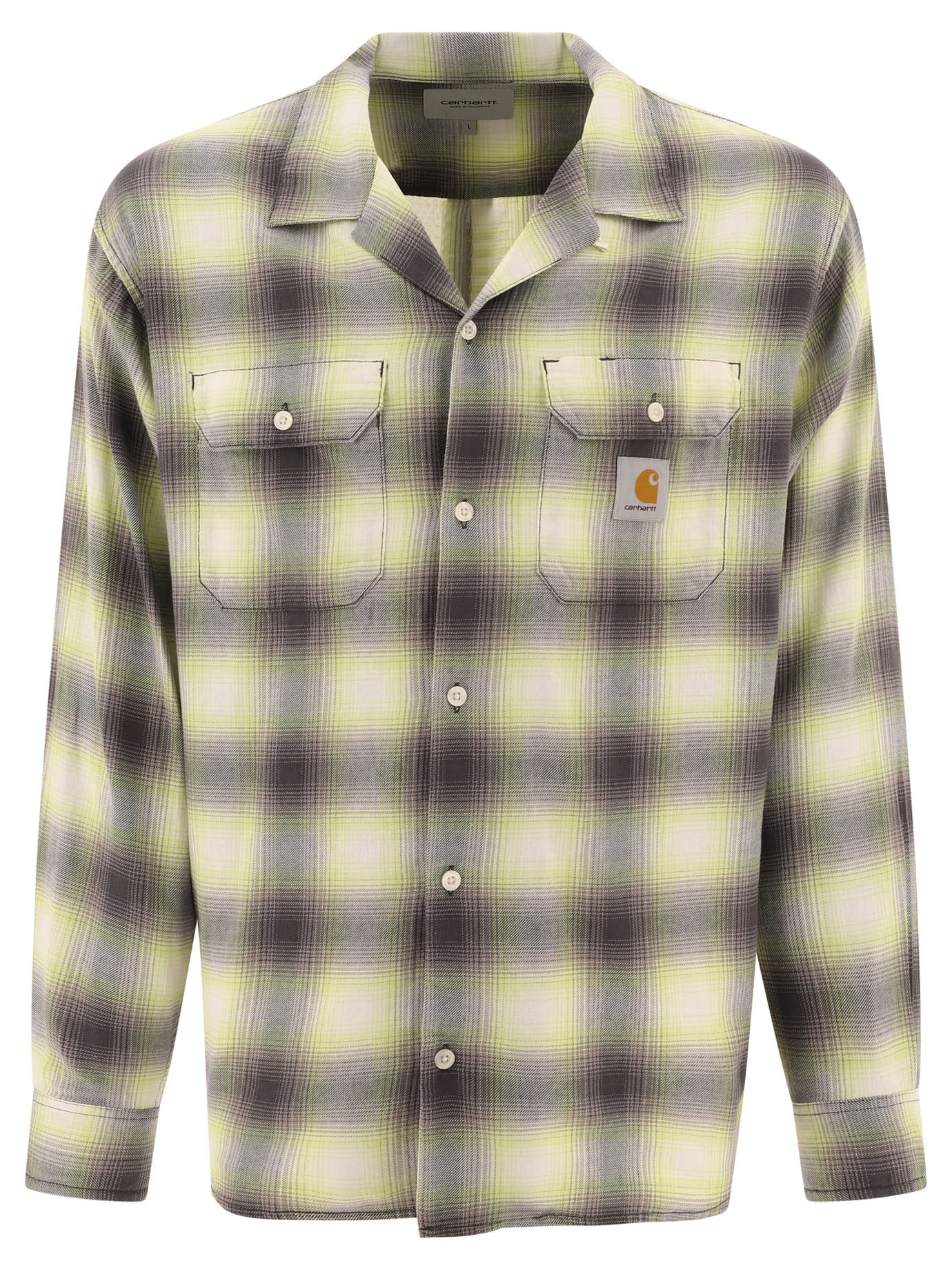 Carhartt Wip-Blanchard Shirts Grey-Uomo