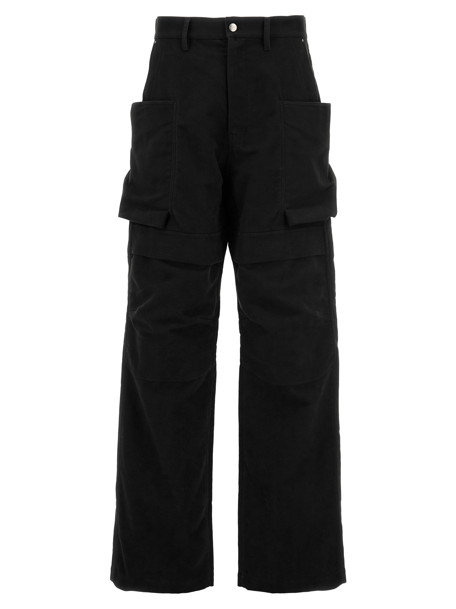 Rick Owens-Stefan Cargo Pantaloni Nero-Uomo