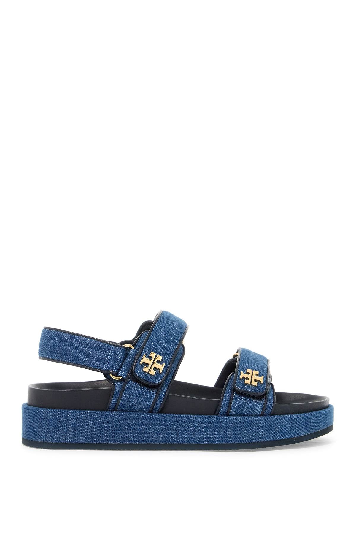 Tory Burch-Sandali Kira In Denim-Donna