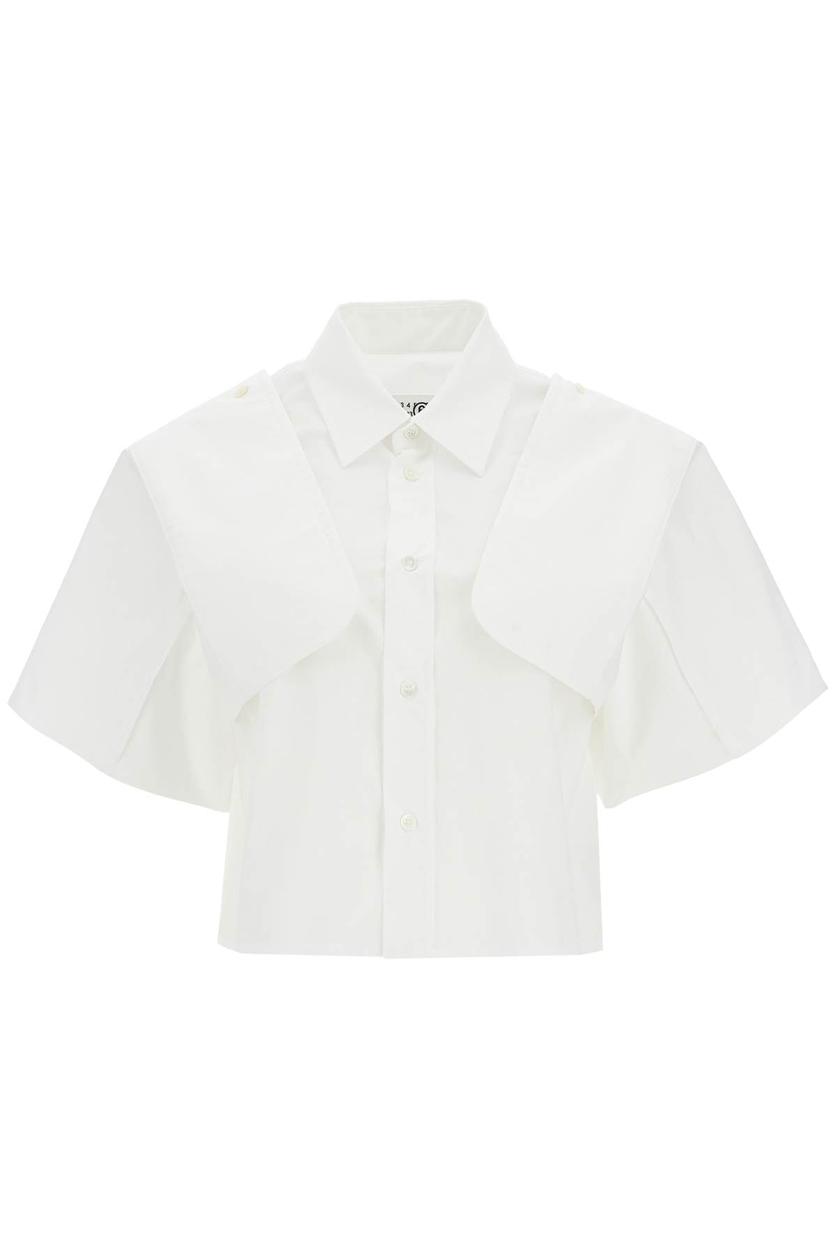 MM6 Maison Margiela-Camicia Boxy Con Maniche Ampie-Donna