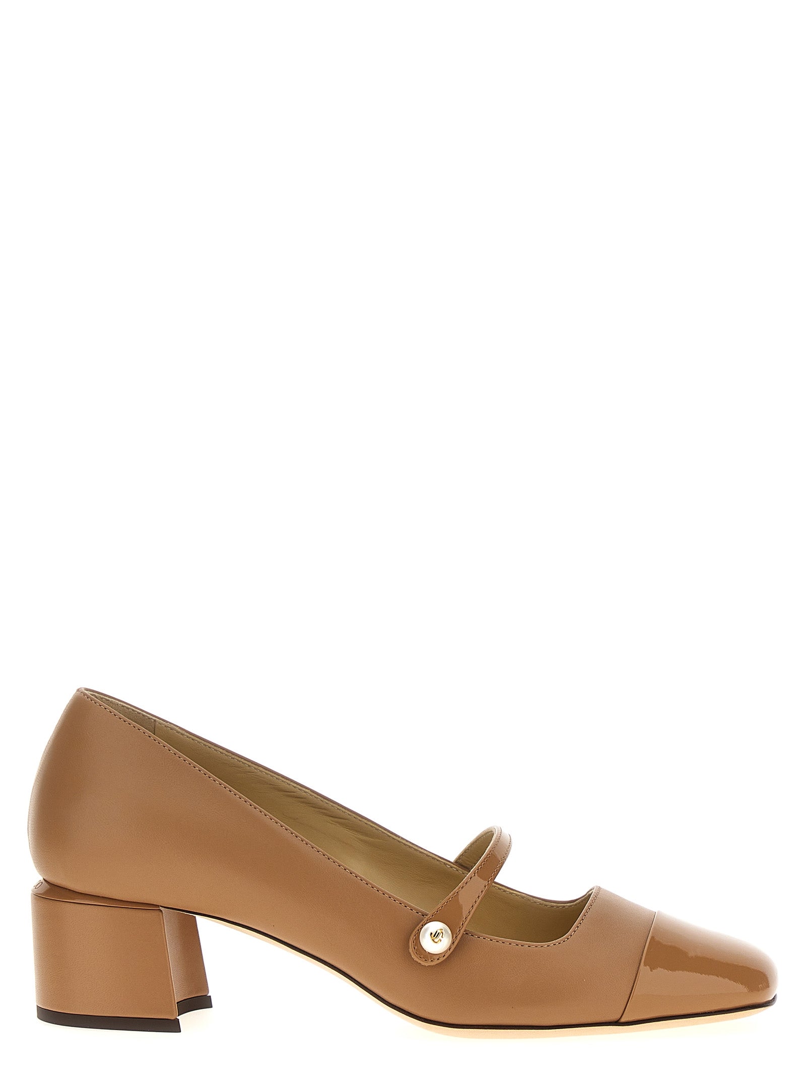 Jimmy Choo-Elisa Decollete Beige-Donna