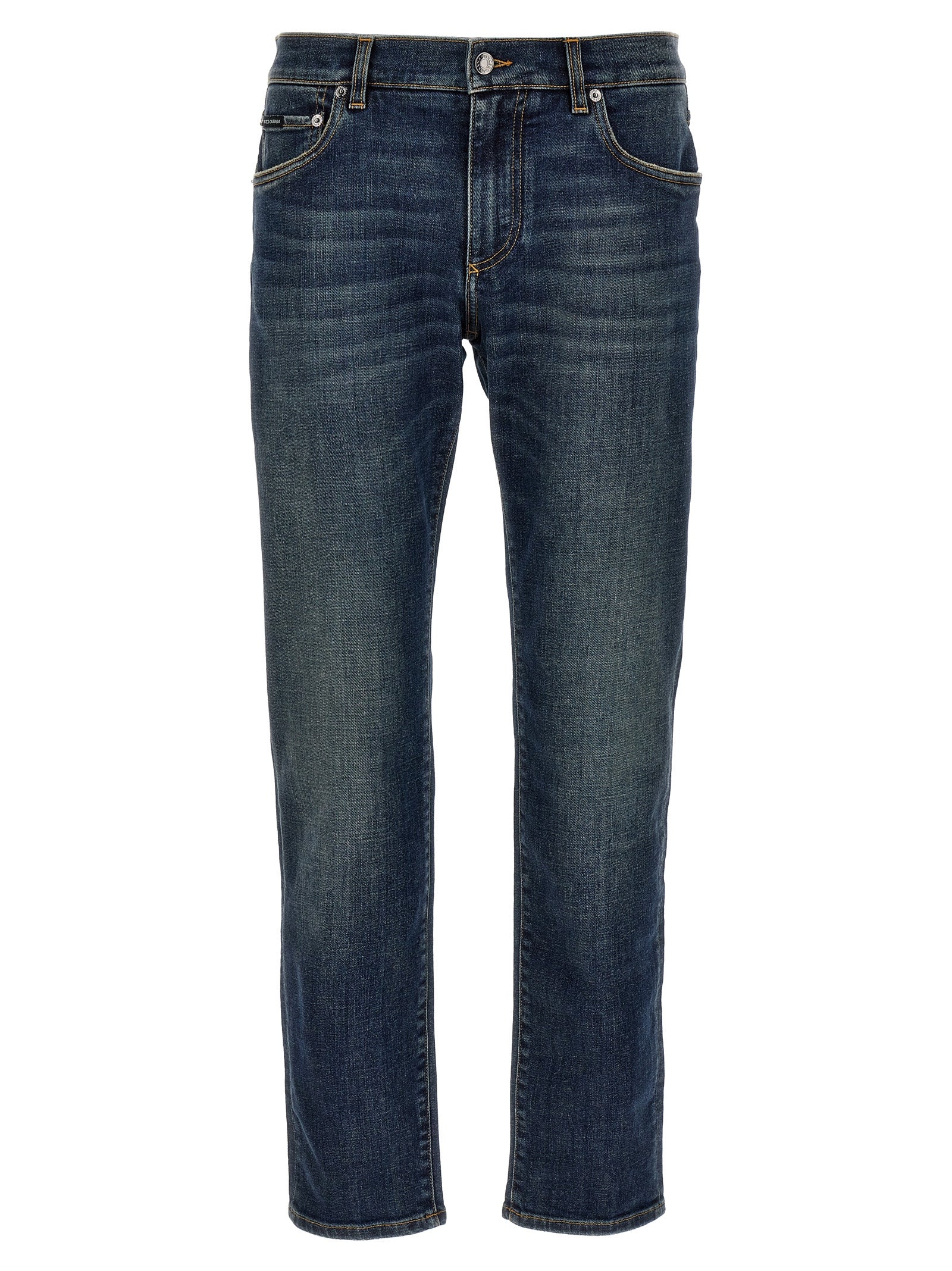 Dolce & Gabbana-Dg Essential Jeans Blu-Uomo