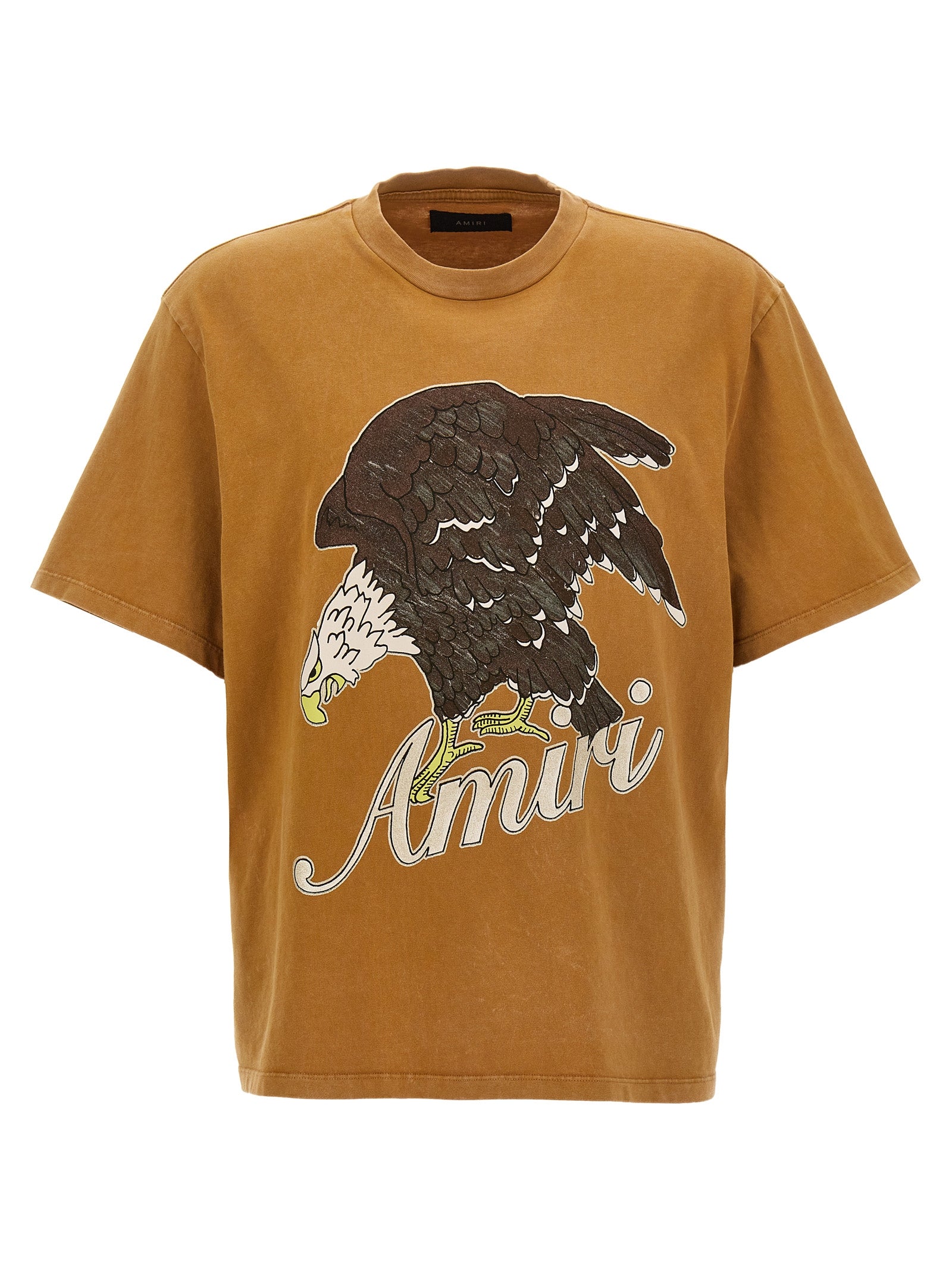 Amiri-Eagle T Shirt Marrone-Uomo