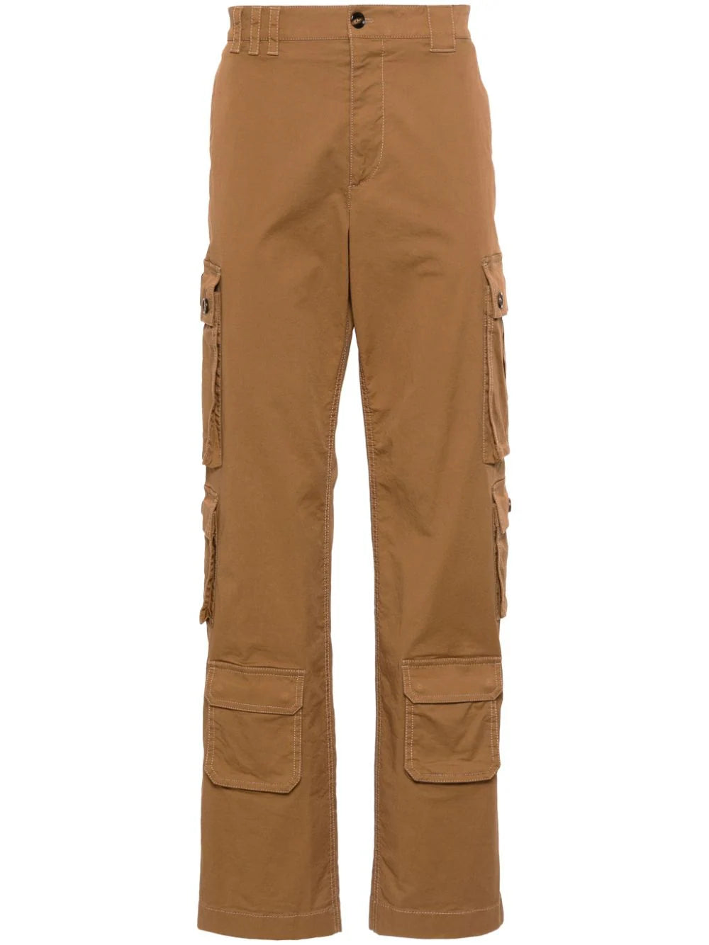 Dolce & Gabbana-pantaloni cargo con toppa con logo-Uomo