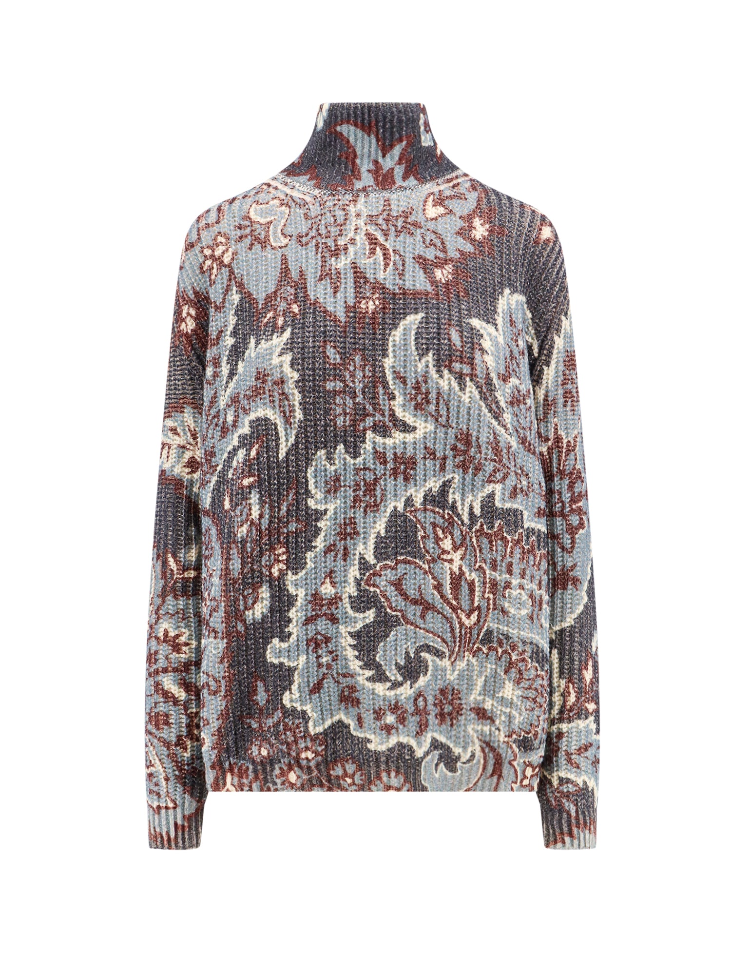 Etro-Maglia in lana con fantasia multicolor-Donna