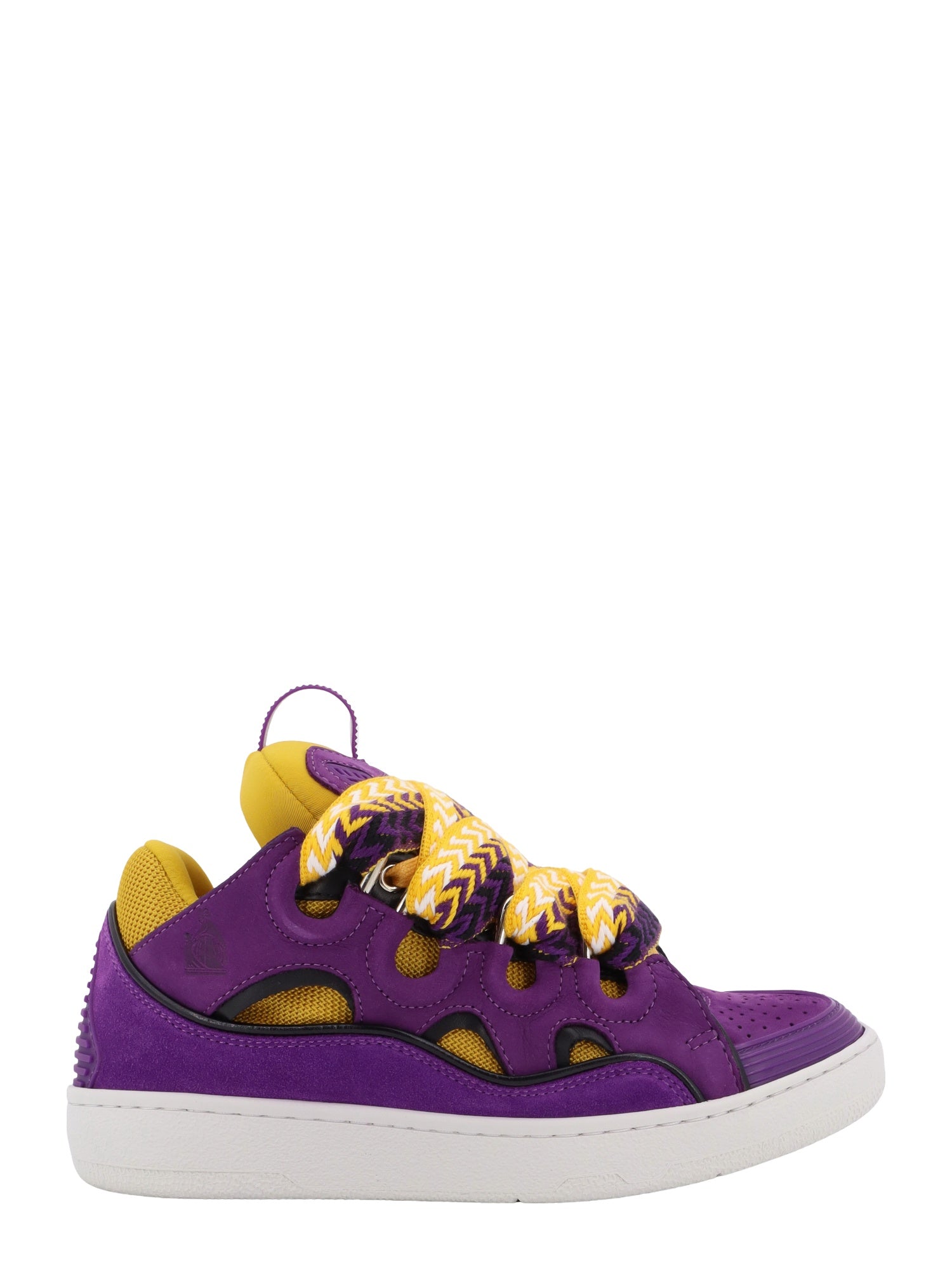 Lanvin-Sneakers Curb light in suede-Donna