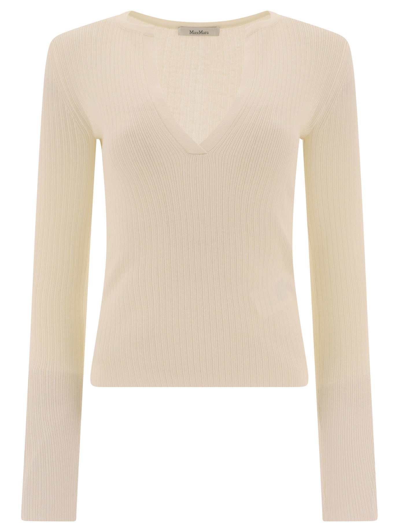 Max Mara-Urlo Knitwear Bianco-Donna