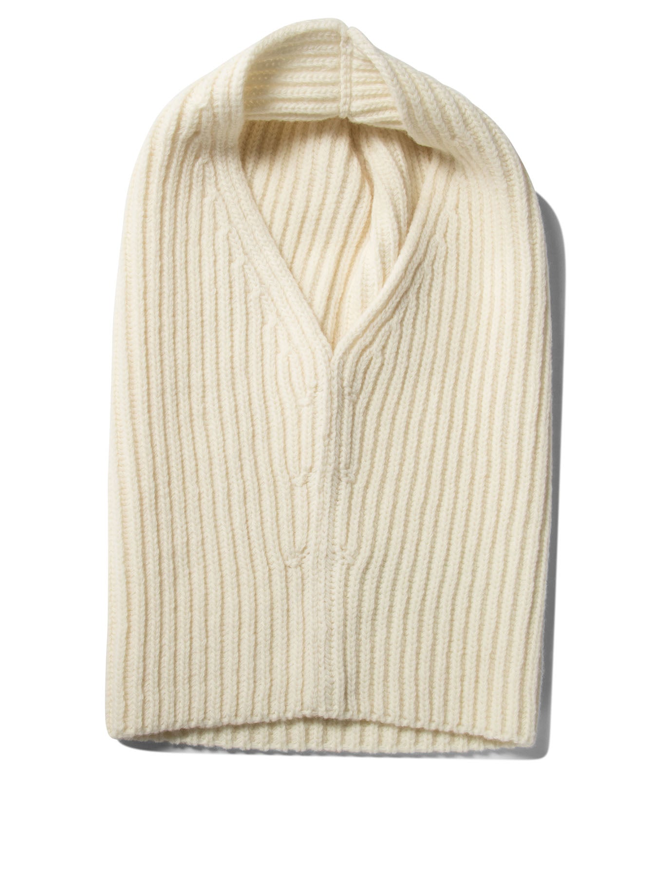 Jil Sander-Ribbed Balaclava Cappelli Bianco-Uomo