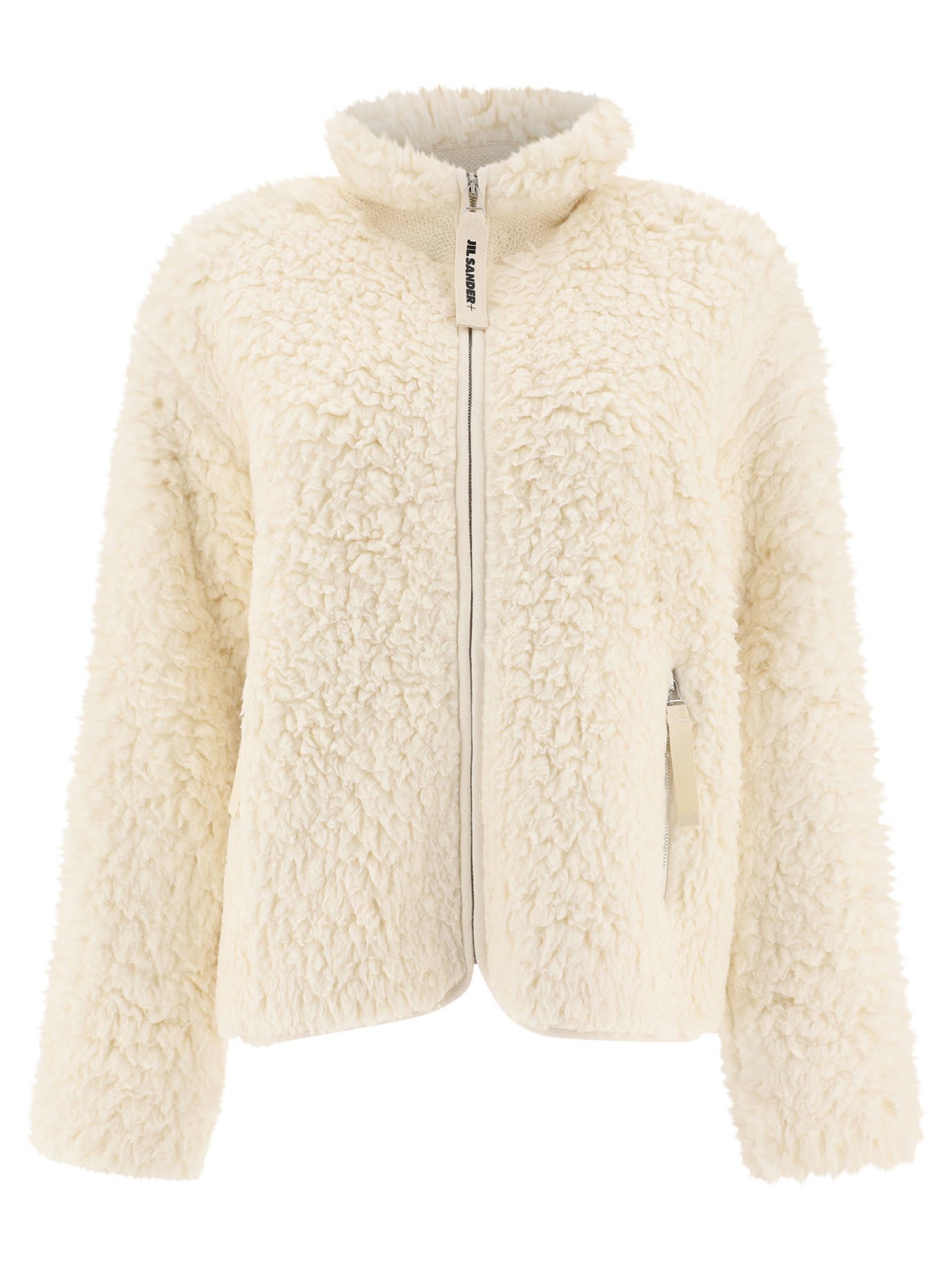 Jil Sander-Eco Shearling Jacket Giacche Bianco-Donna