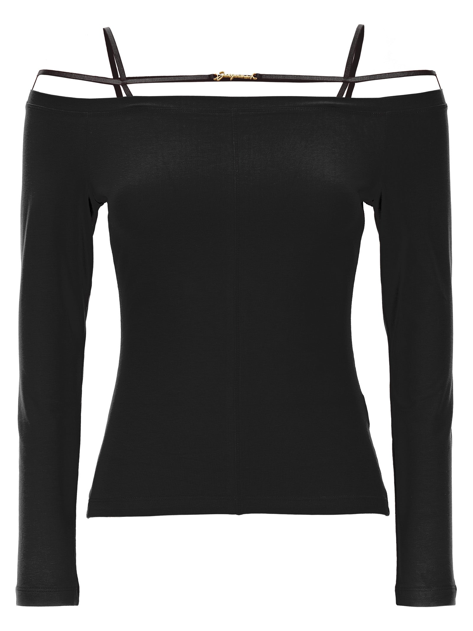 Jacquemus-Le Sierra T Shirt Nero-Donna