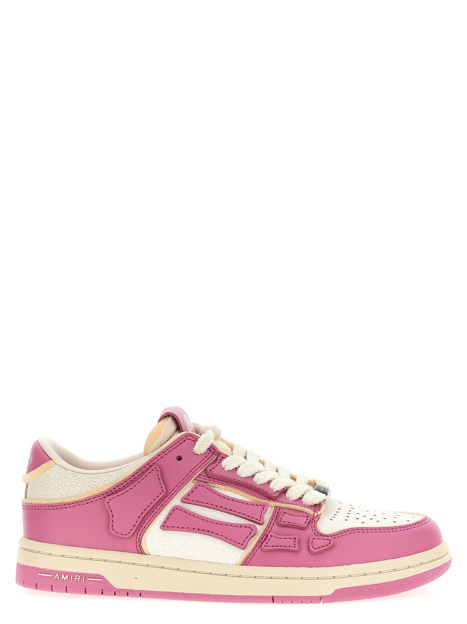 Amiri-Collegiate Skel Top Low Sneakers Rosa-Donna