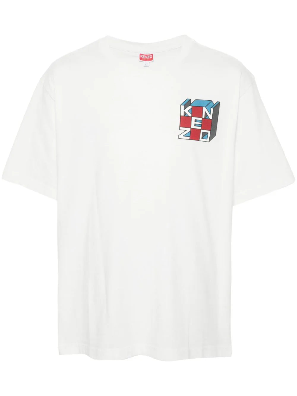 Kenzo-T-shirt Kube con stampa-Uomo