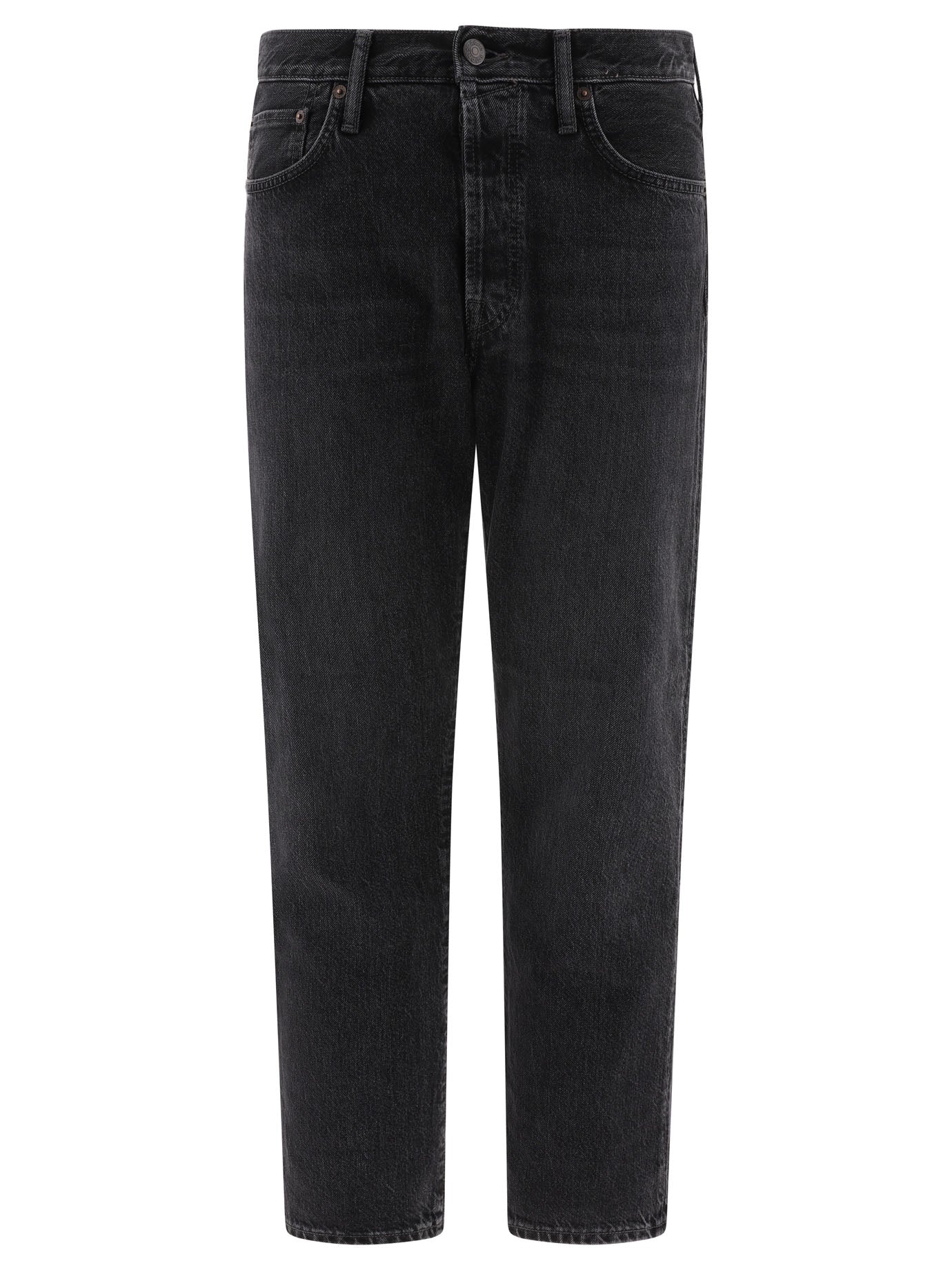 Acne Studios-1996 Jeans Nero-Uomo