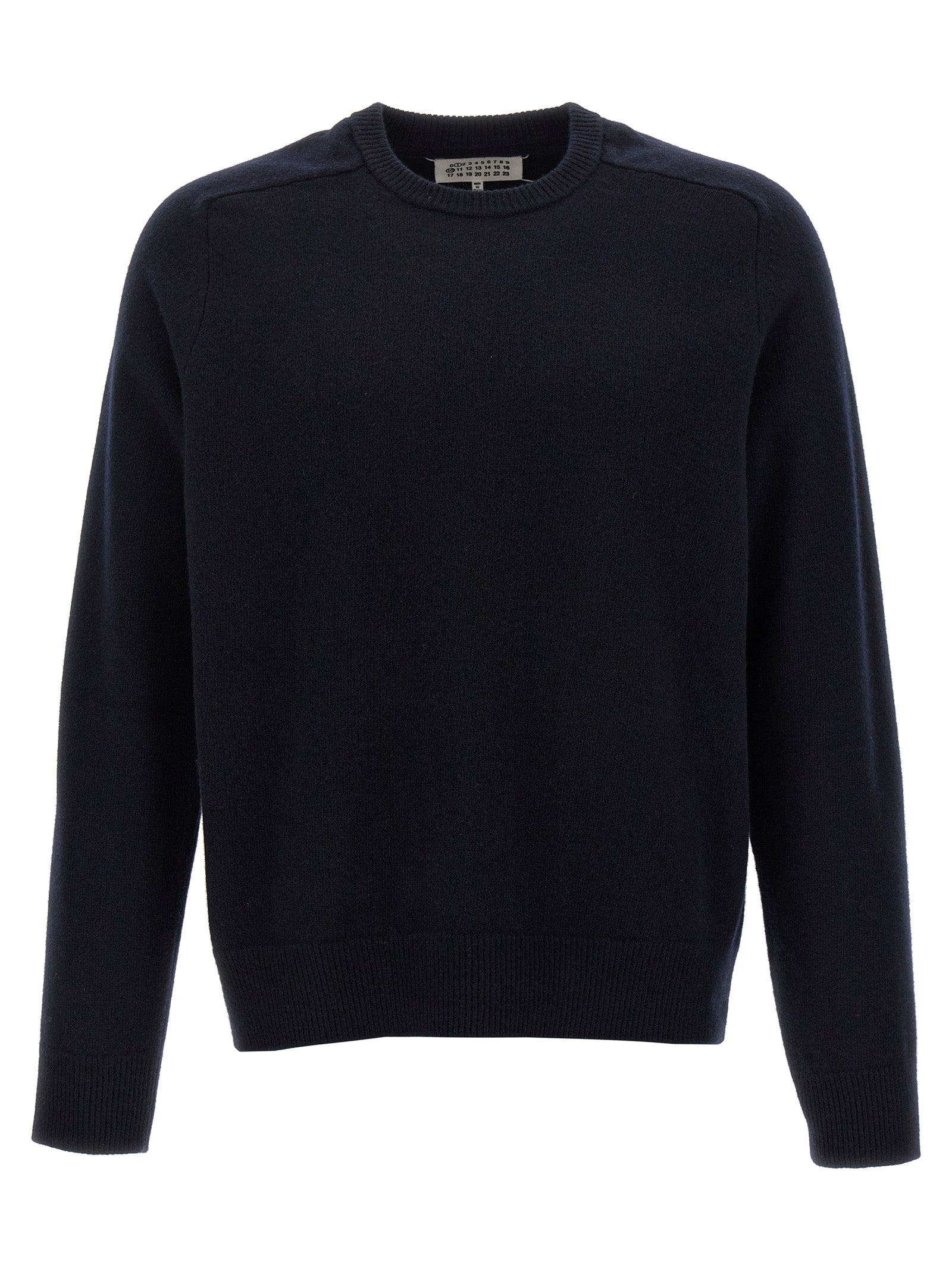 Maison Margiela-Wool Sweater Maglioni Blu-Donna