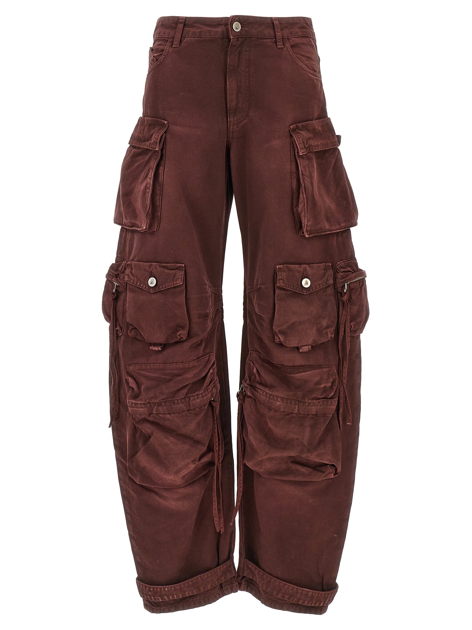 The Attico-Fern Jeans Bordeaux-Donna