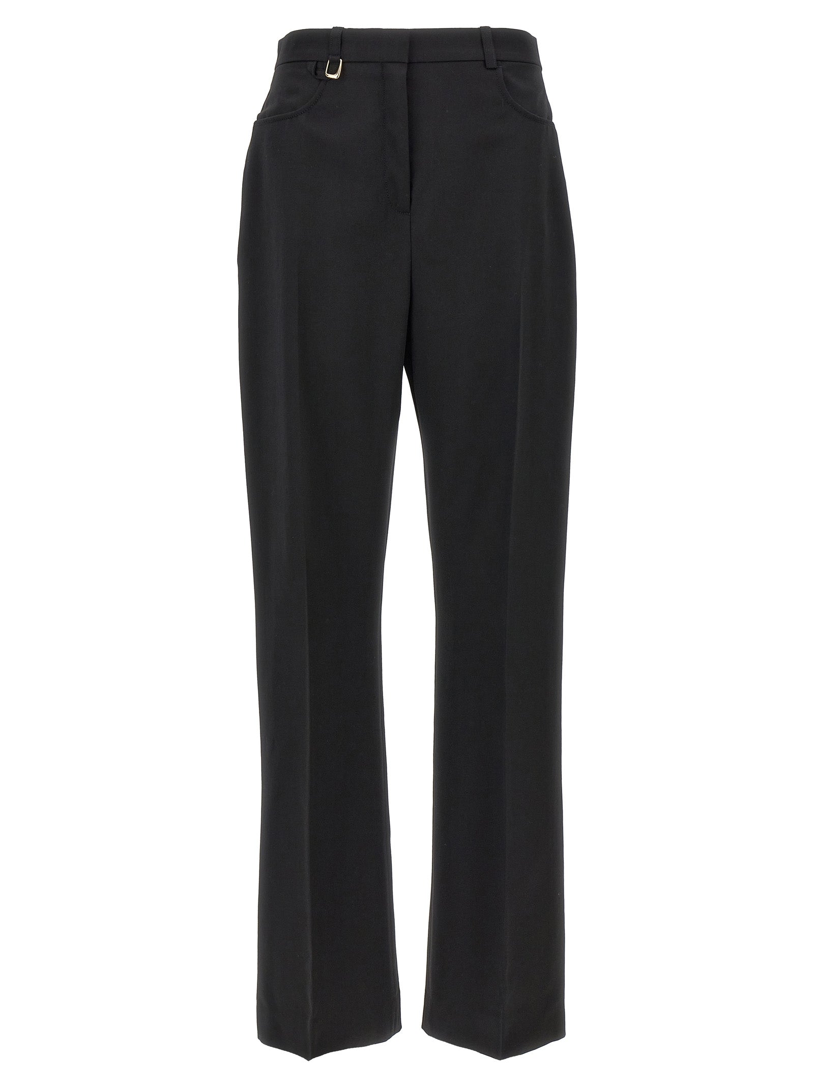 Jacquemus-Sauge Pantaloni Nero-Donna