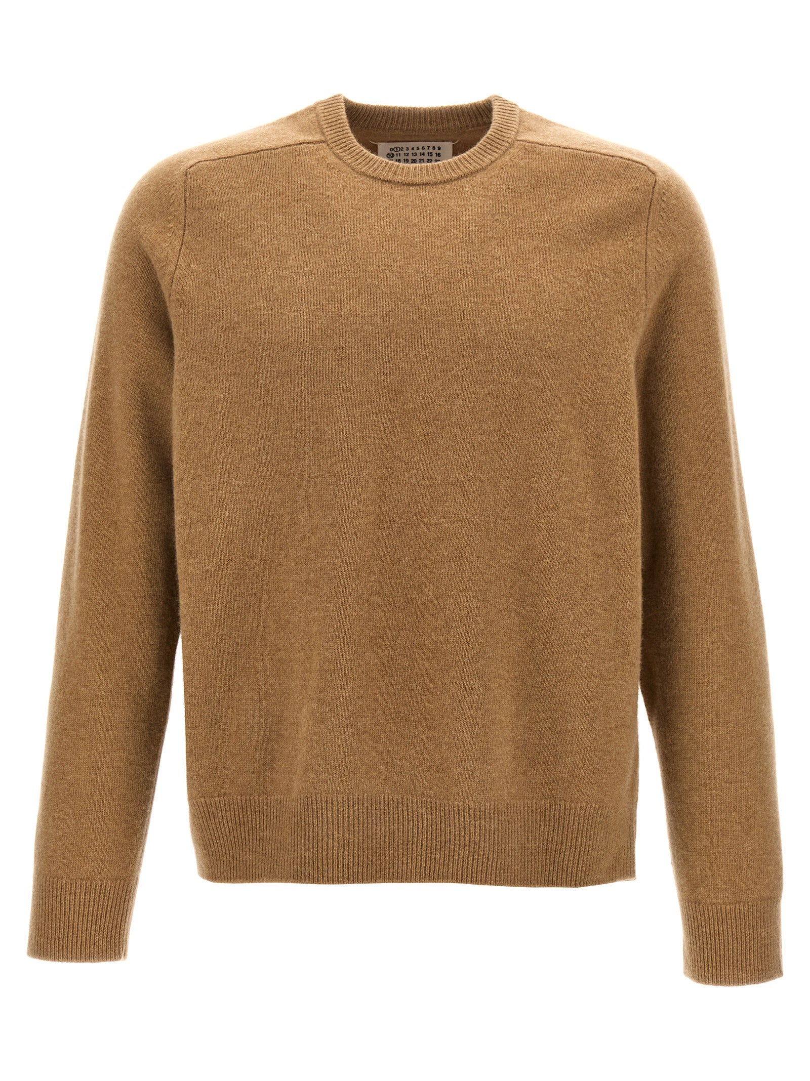 Maison Margiela-Wool Sweater Maglioni Beige-Donna