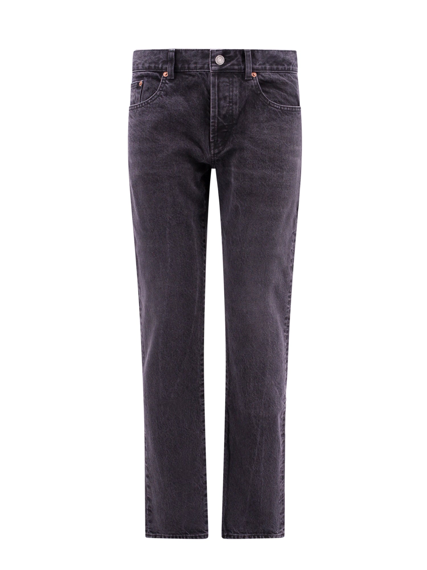 Saint Laurent-Jeans in cotone organico stretch-Uomo