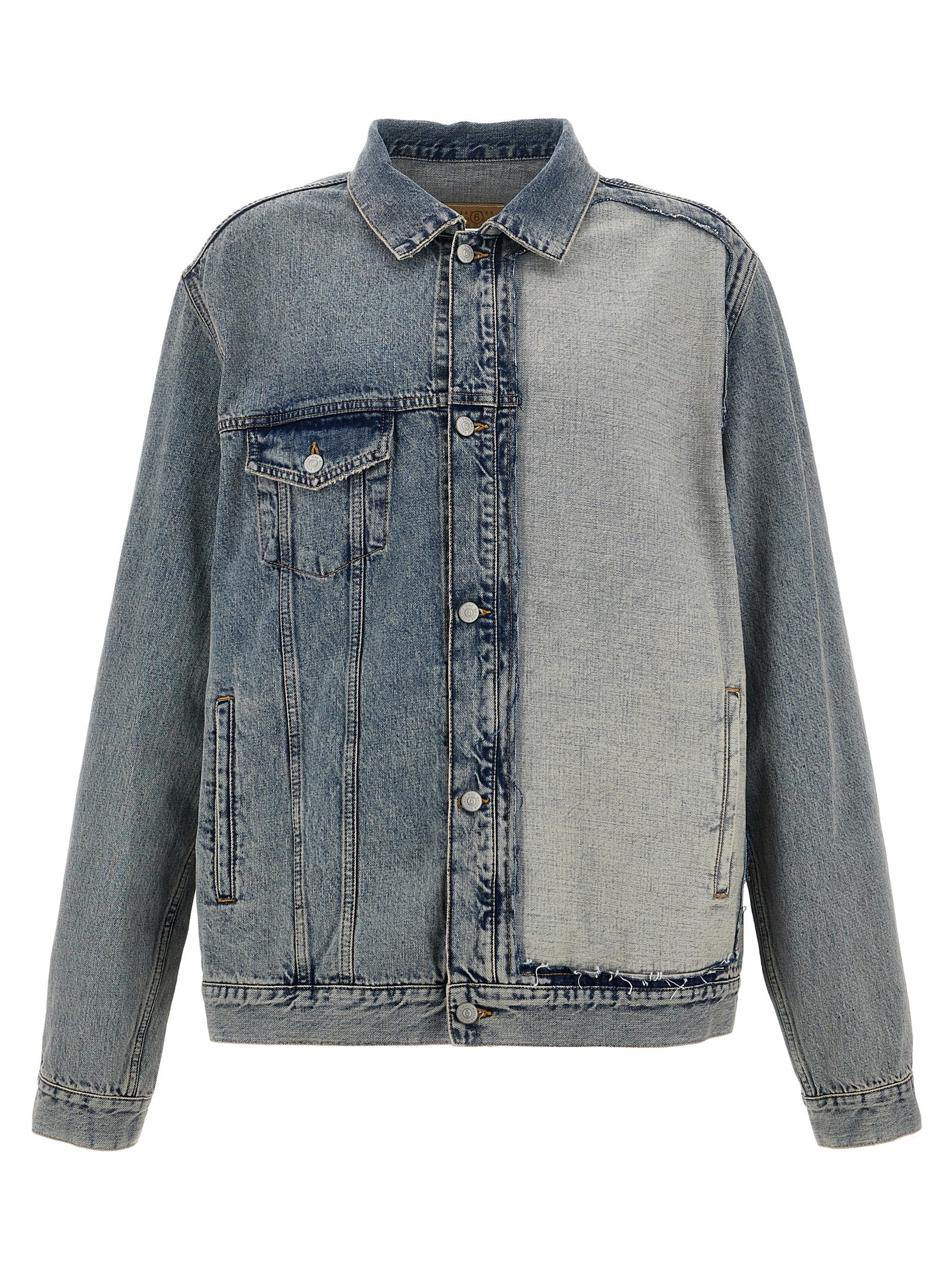 Mm6 Maison Margiela-Sportsjacket Giacche Blu-Uomo