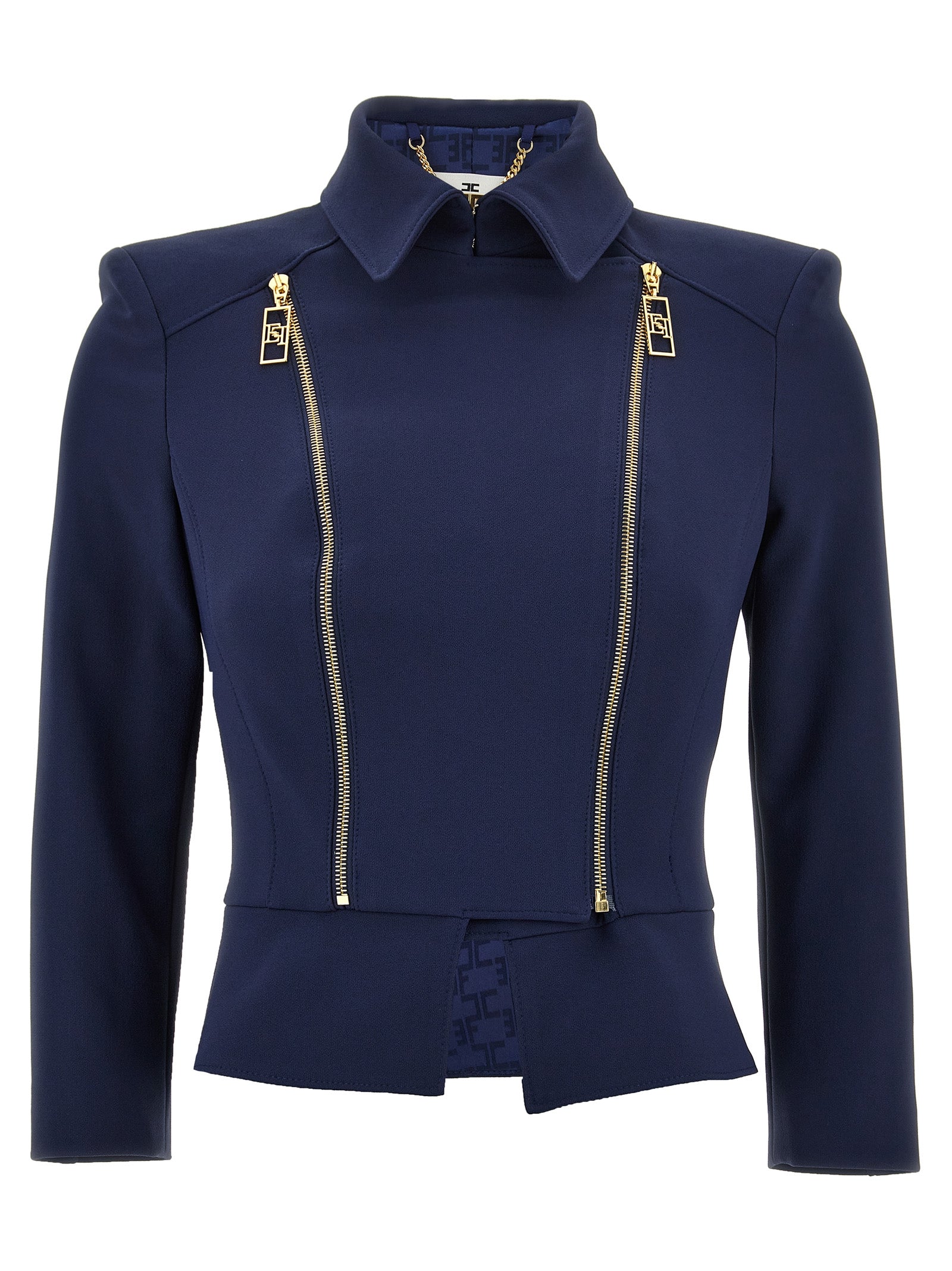 Elisabetta Franchi-Cady Jacket Giacche Blu-Donna