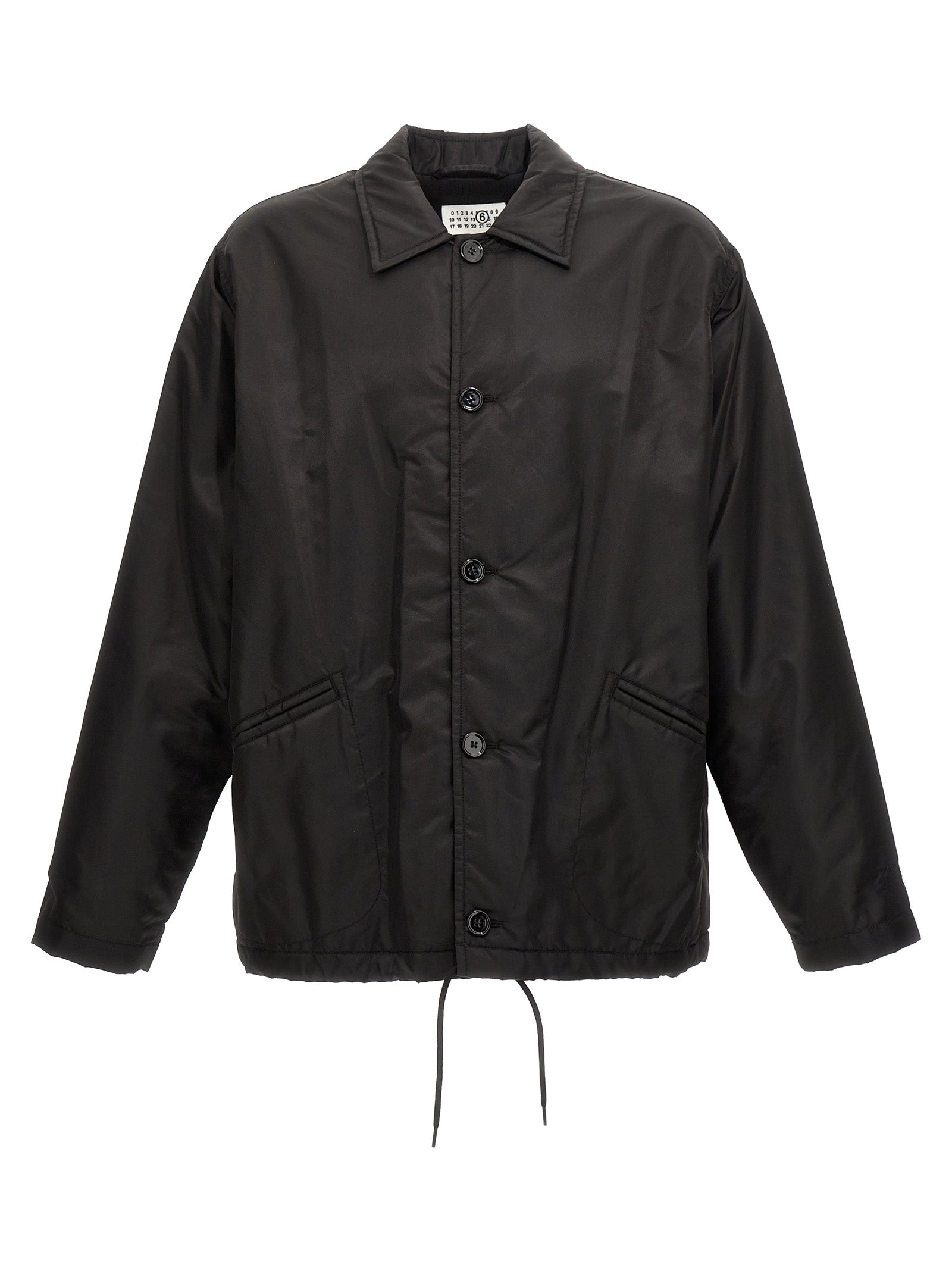 Mm6 Maison Margiela-Sportsjacket Giacche Nero-Uomo