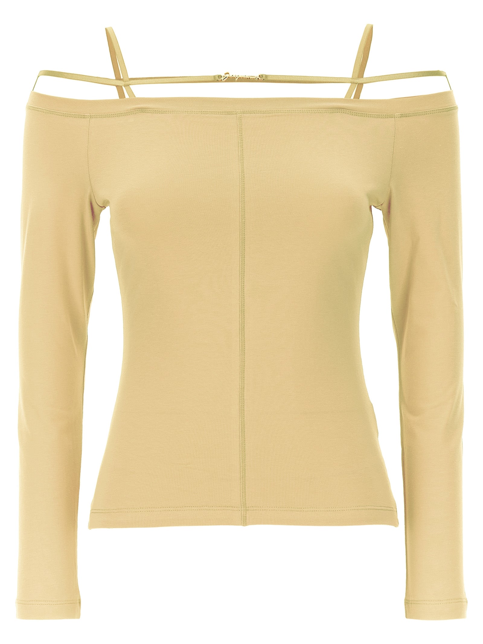 Jacquemus-Le Sierra T Shirt Beige-Donna