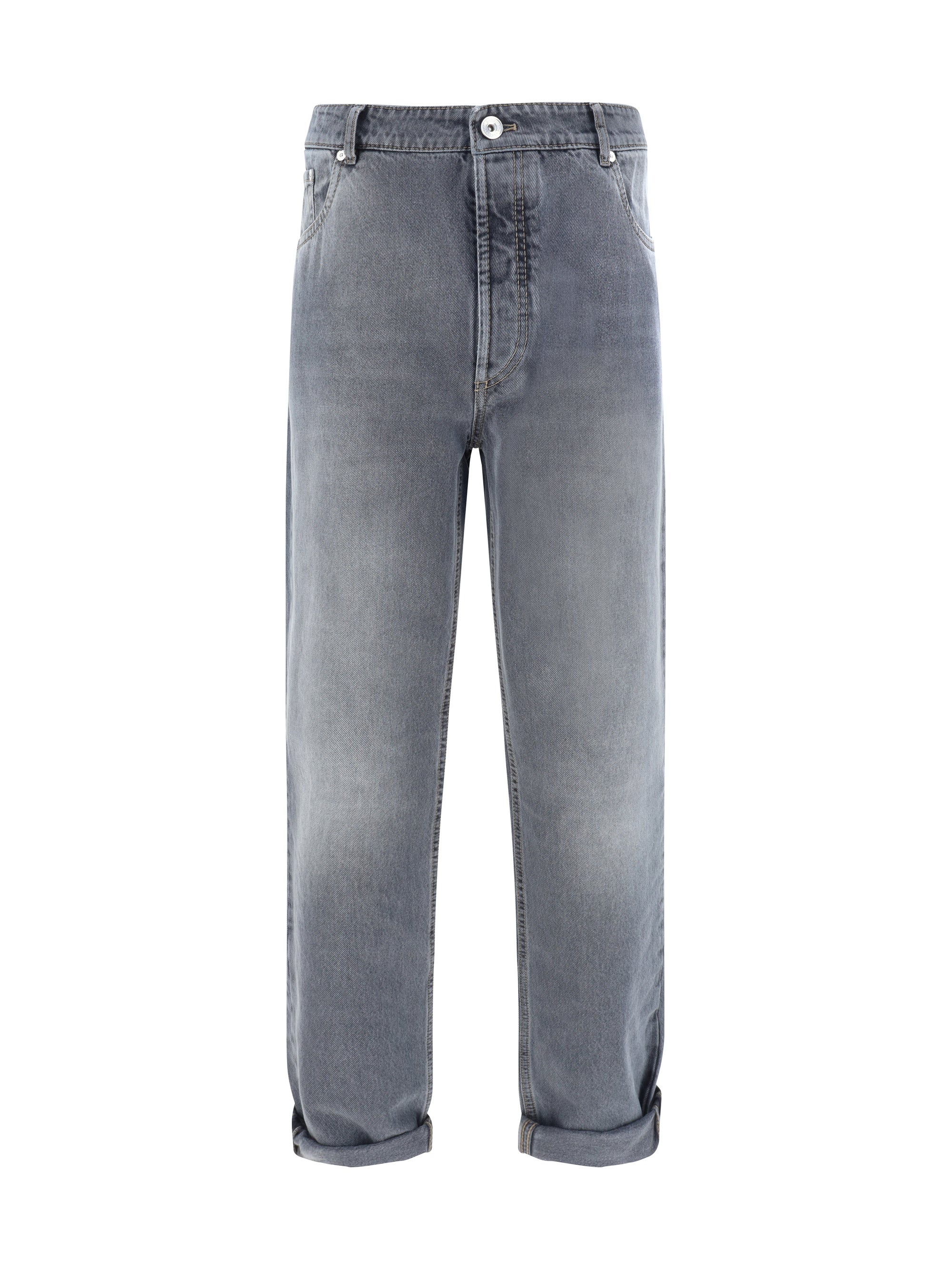 Brunello Cucinelli-Pantaloni Denim-Uomo